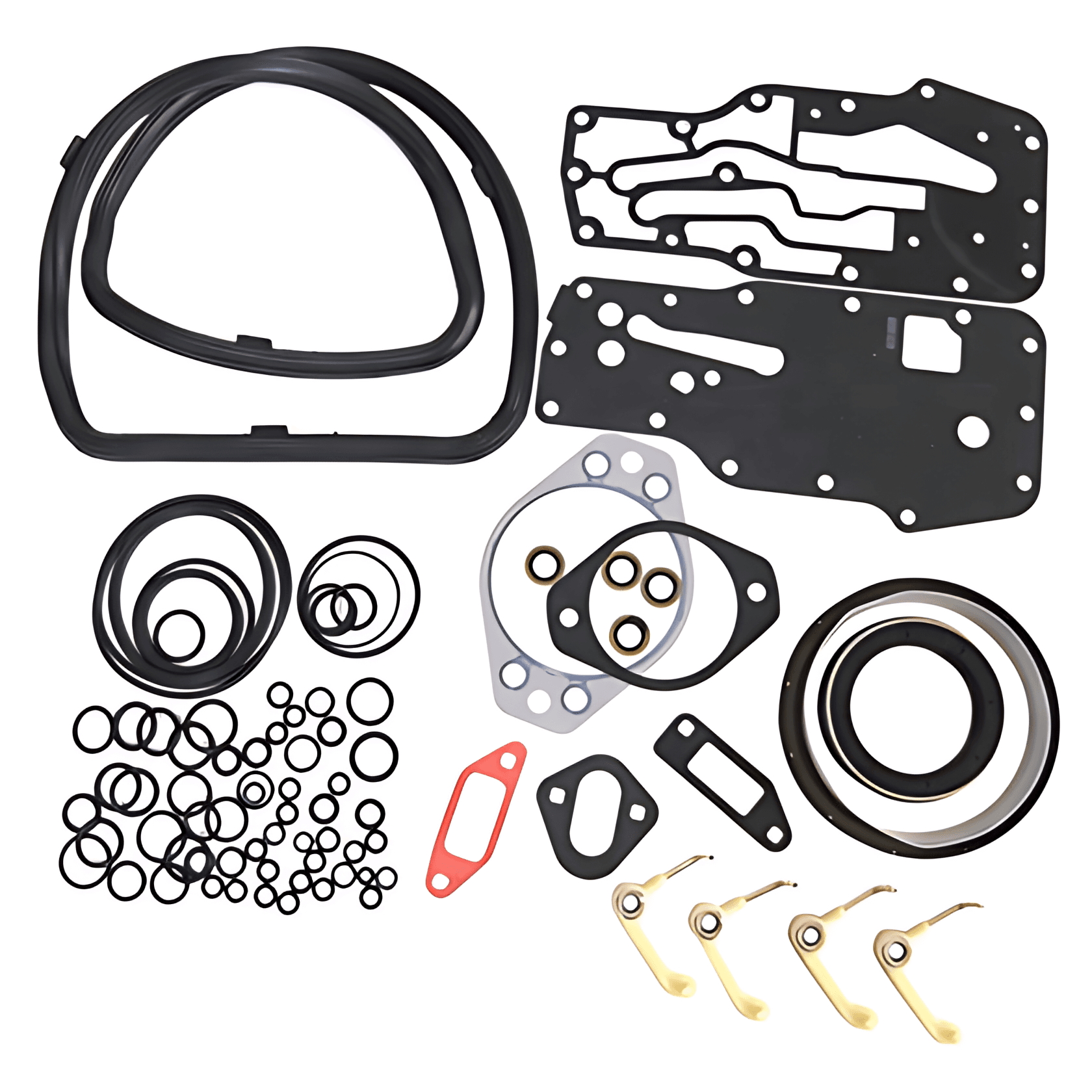 JG JUNTA MOTOR INFERIOR C/RETENTORES - 2R0198011