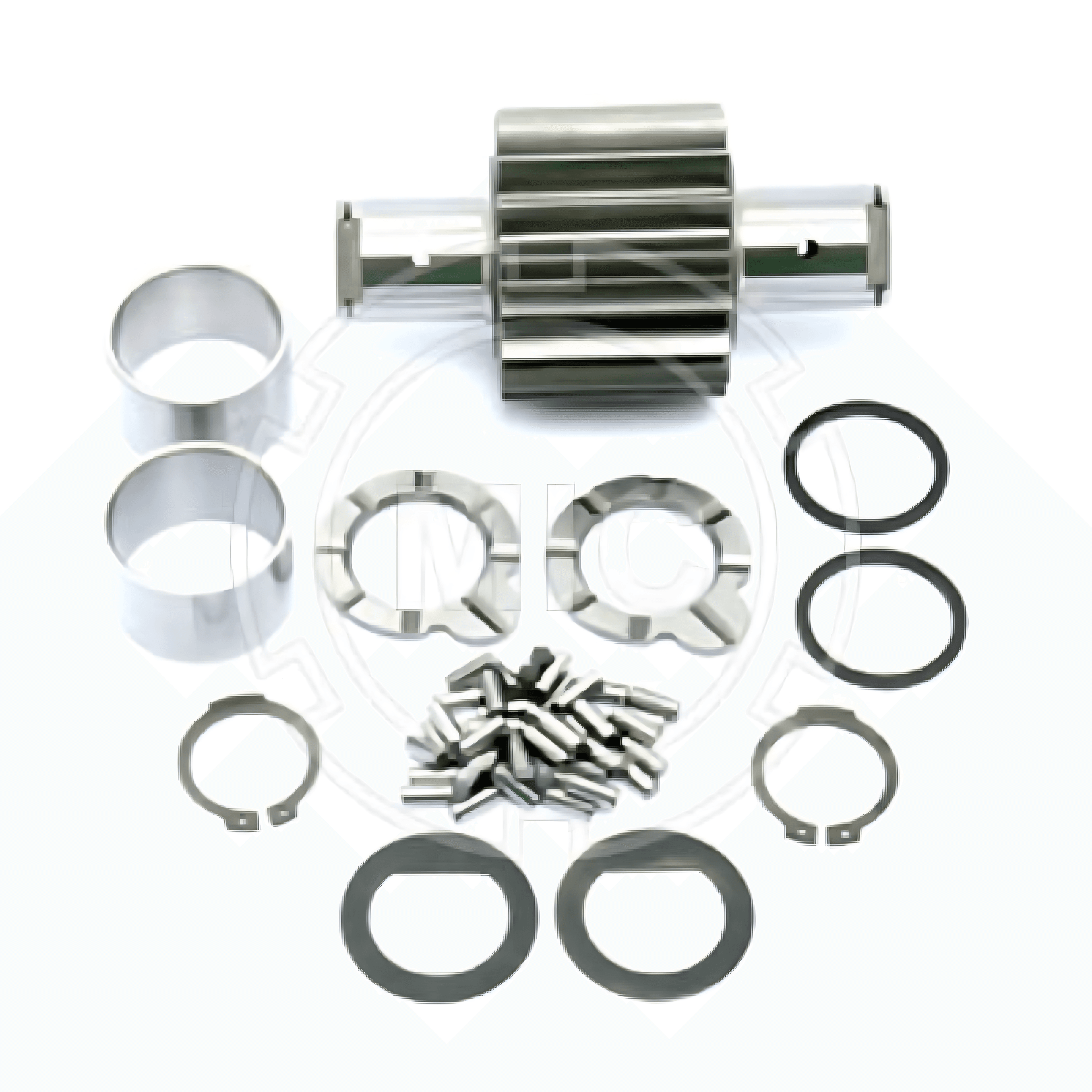 JOGO REPARO ENGRENAGEM CUBO REDUTOR CHASSIS PRETO LS - 3883500154