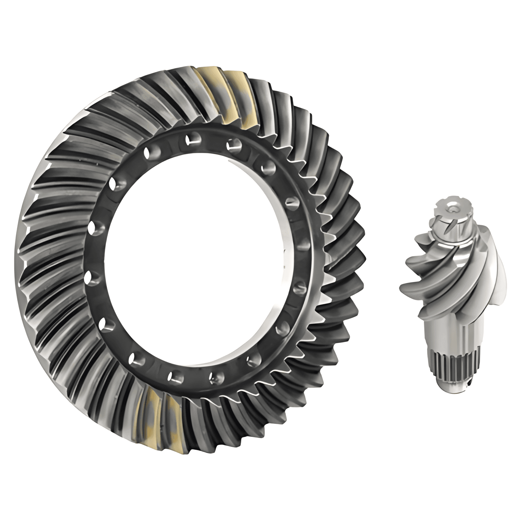COROA E PINHAO 7X40 RAT 5.71 DIFERENCIAL HL4 HD4 16MM ( DENTES INVERTIDOS ) - 06350022