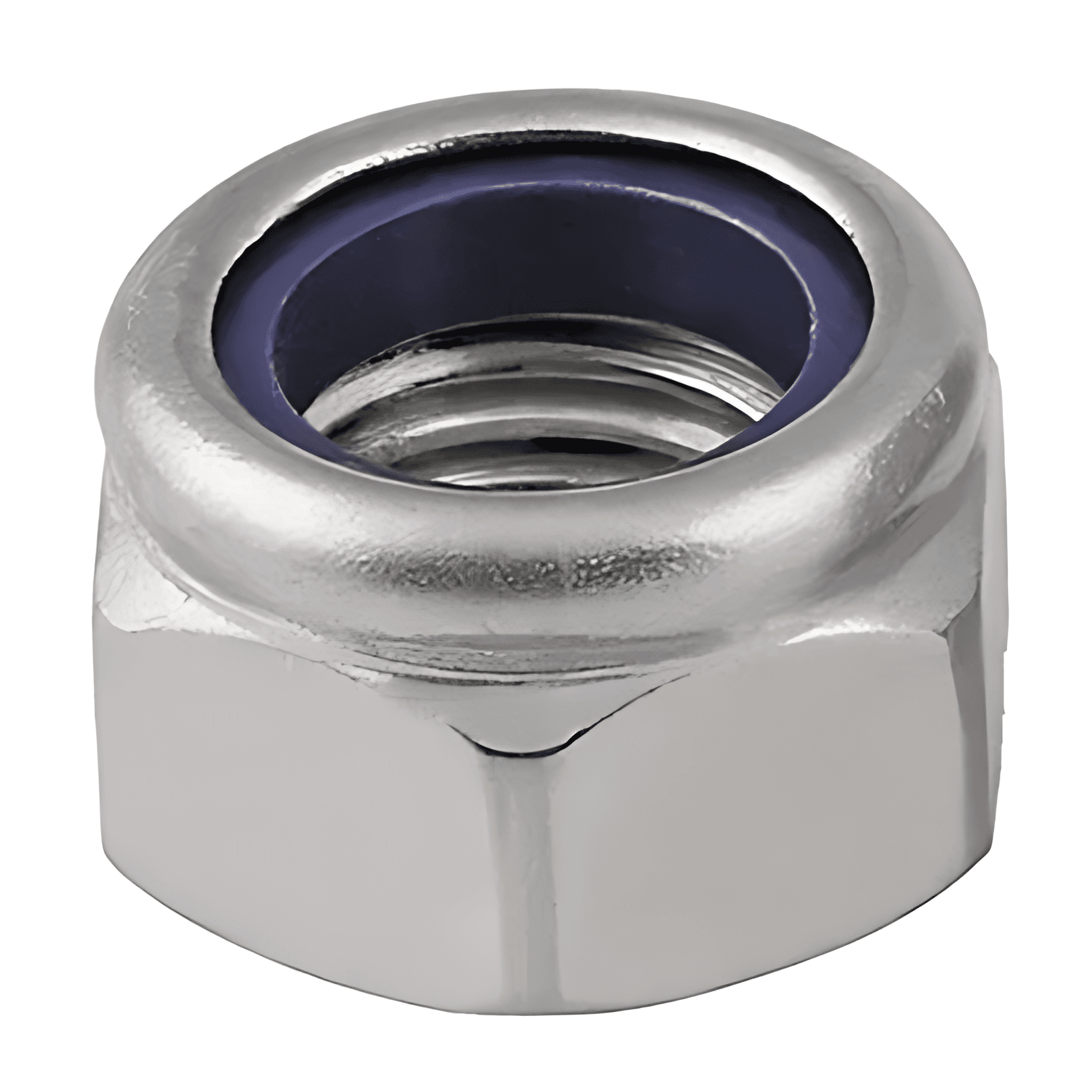PORCA SEXTAVADA AUTOTRAVANTE NYLON BAIXA 5/8 X 18 UNF ZB (PARLOK) - 13679