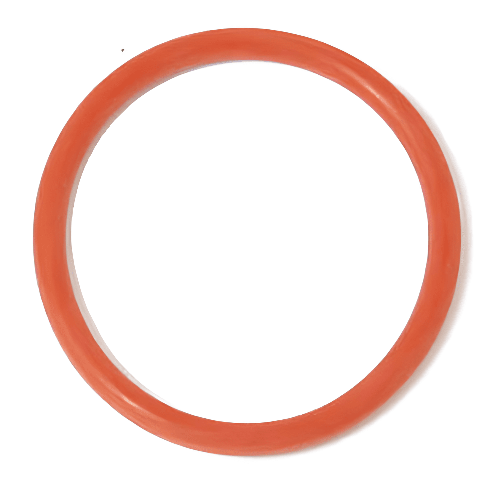 ANEL TURBINA SILICONE VERMELHO 53X4MM - MIC0246