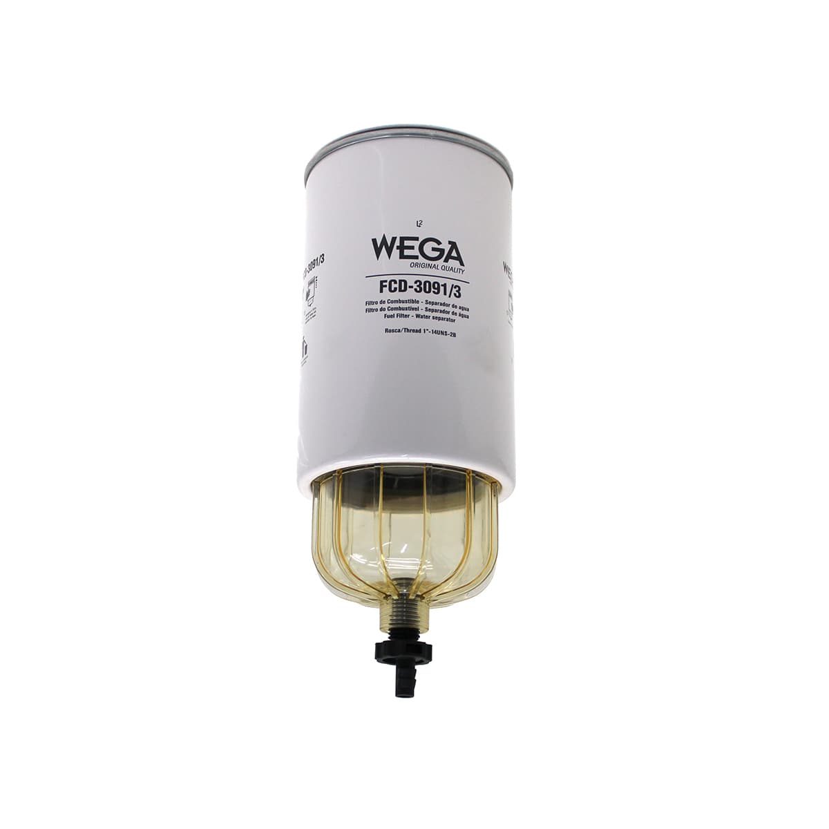 FILTRO DIESEL/RACOR SEPARADOR DAGUA MB 1632/1634/1938 SCANIA 112/114/124 (SISTEMA COPO FIXO) (ROSCA 1-14) - FCD30913