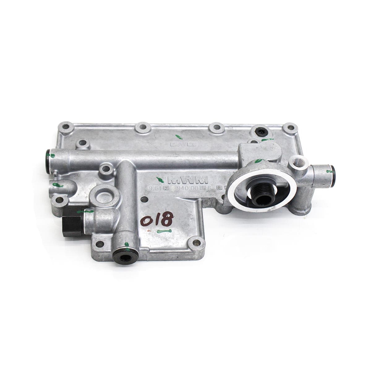 CABECOTE FILTRO OLEO LUBRIFICANTE VW/FORD MOTOR MWM X10/X12 4CIL/6CIL (SEM RADIADOR/RESFRIADOR) - 961089400086E