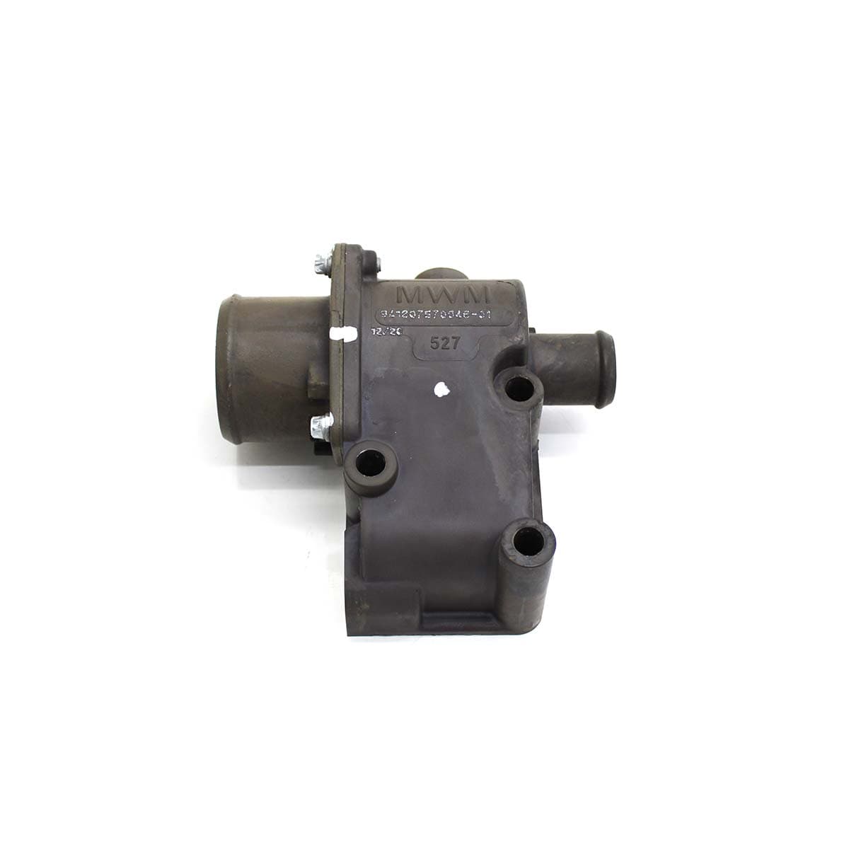 CONJUNTO CARCACA COM VALVULA TERMOSTATICA 80 GRAUS 961007570106E AGRALE MOTOR MWM X12 4CIL - 941207570046E