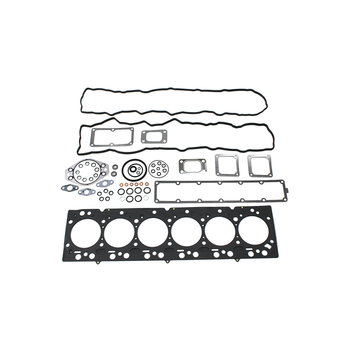 JG JUNTAS SUPERIOR MOTOR CUMMINS SERIE ISBE/QSB 6CIL (COM JUNTA CABECOTE 4932210) (SEM JUNTA COLETOR ESCAPE) - 4955229