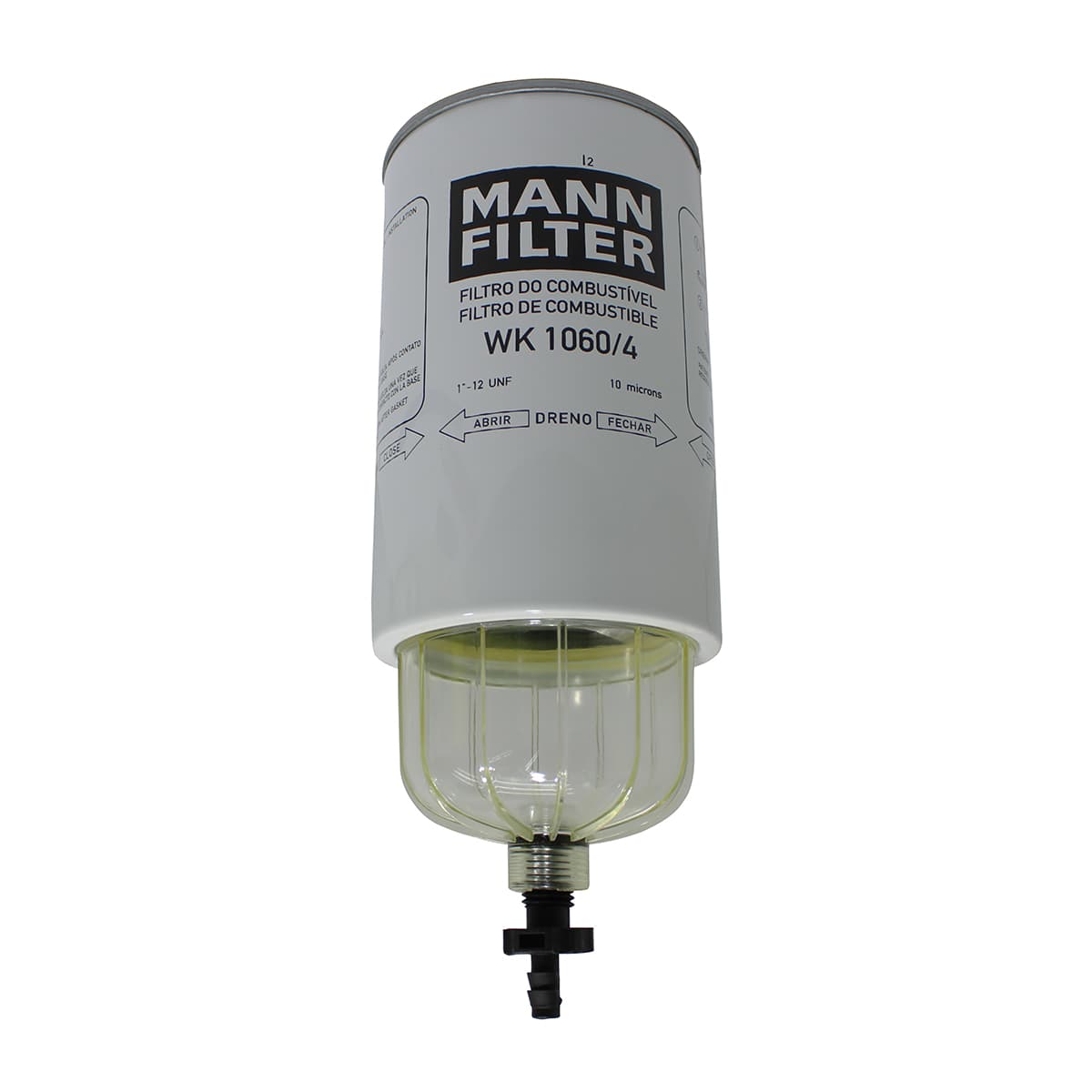 FILTRO DIESEL/RACOR SEPARADOR DAGUA MB (SISTEMA COPO FIXO) (ROSCA 1-12) (10 MICRONS) - WK10604