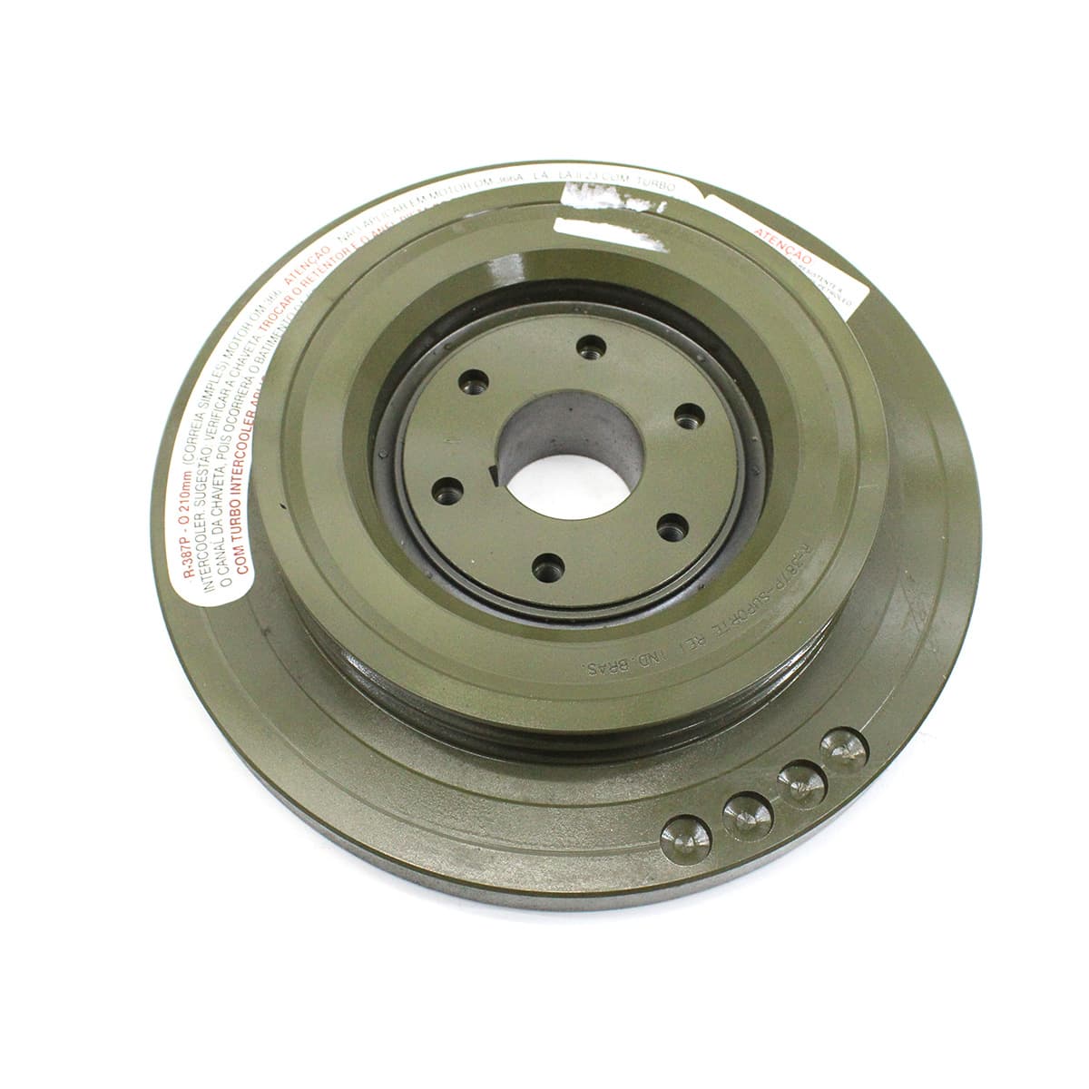 POLIA DUPLA (2 CANAIS) ANTIVIBRADORA VIRABREQUIM MB 1214/1418/1618/2318 MOTOR OM366/OM366A - R387P