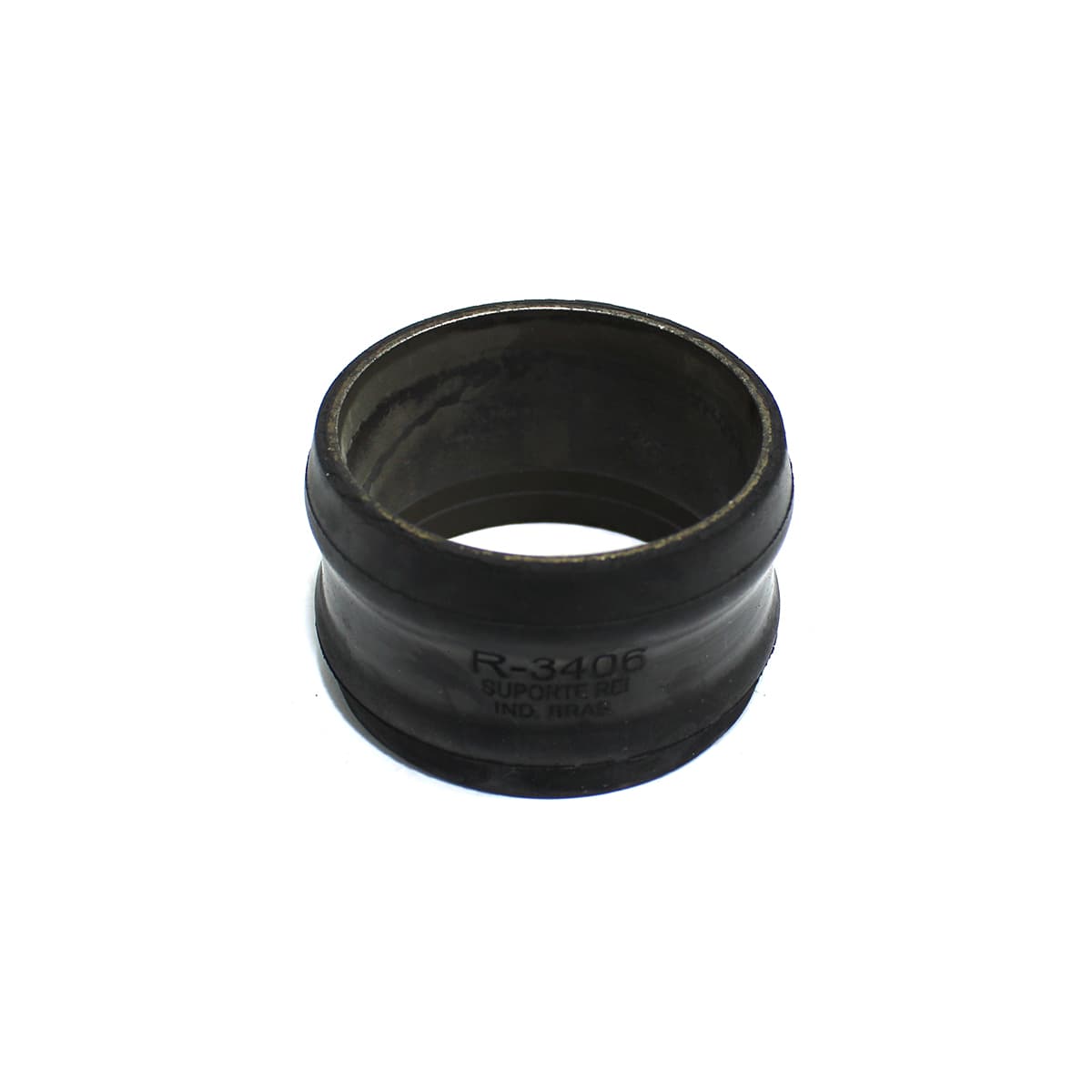 TUBO BORRACHA/METAL LIGACAO CARCACA TERMOSTATO A BOMBA DAGUA MB MOTOR OM904LA/OM924LA/OM906LA/M926LA - R3406