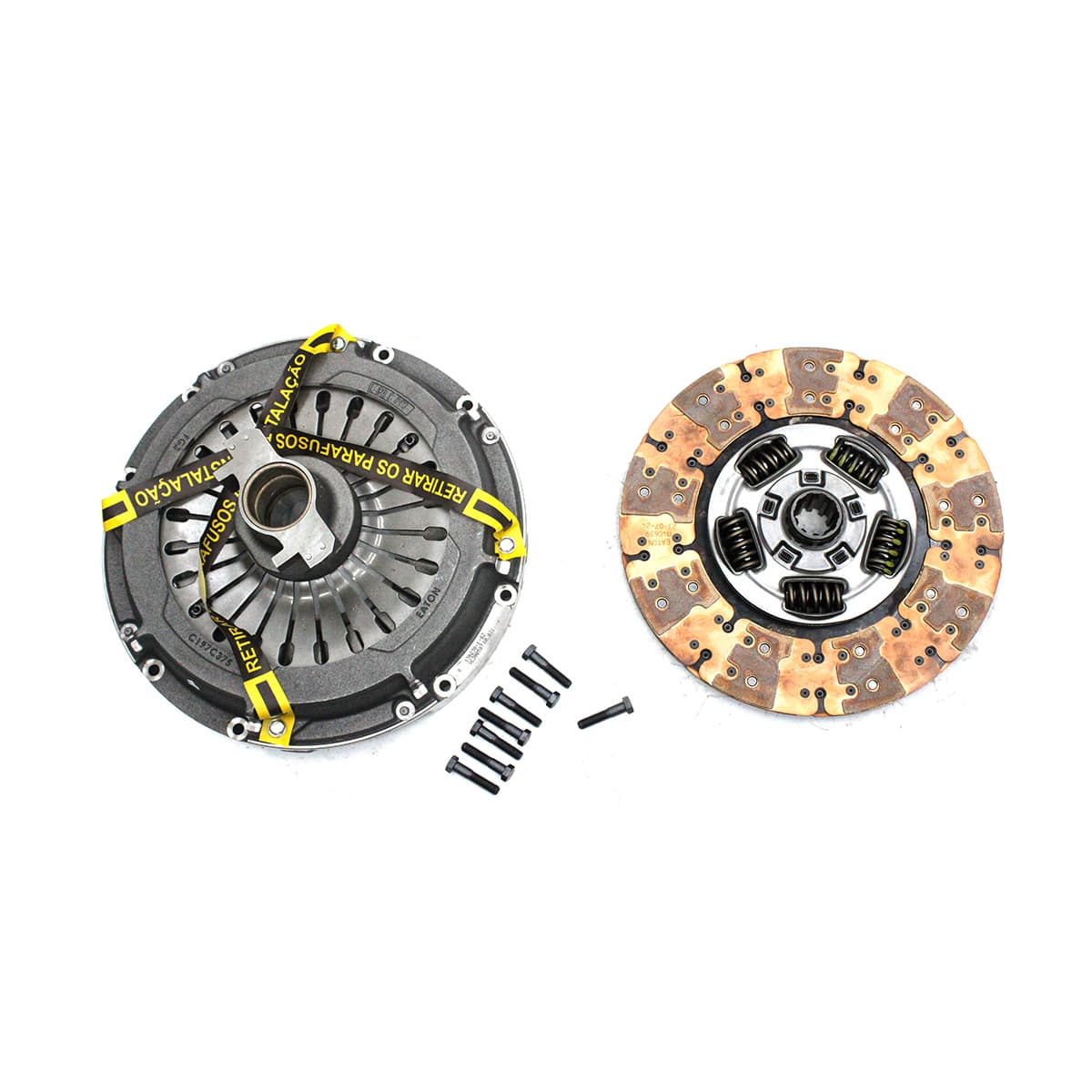 KIT EMBREAGEM 395MM 10E SINTERIZADO FORD CARGO NOVO PANDA 2423/2429 CAMBIO EATON EA11109LA AUTOMATIZADO TORQSHIFT - 1047141