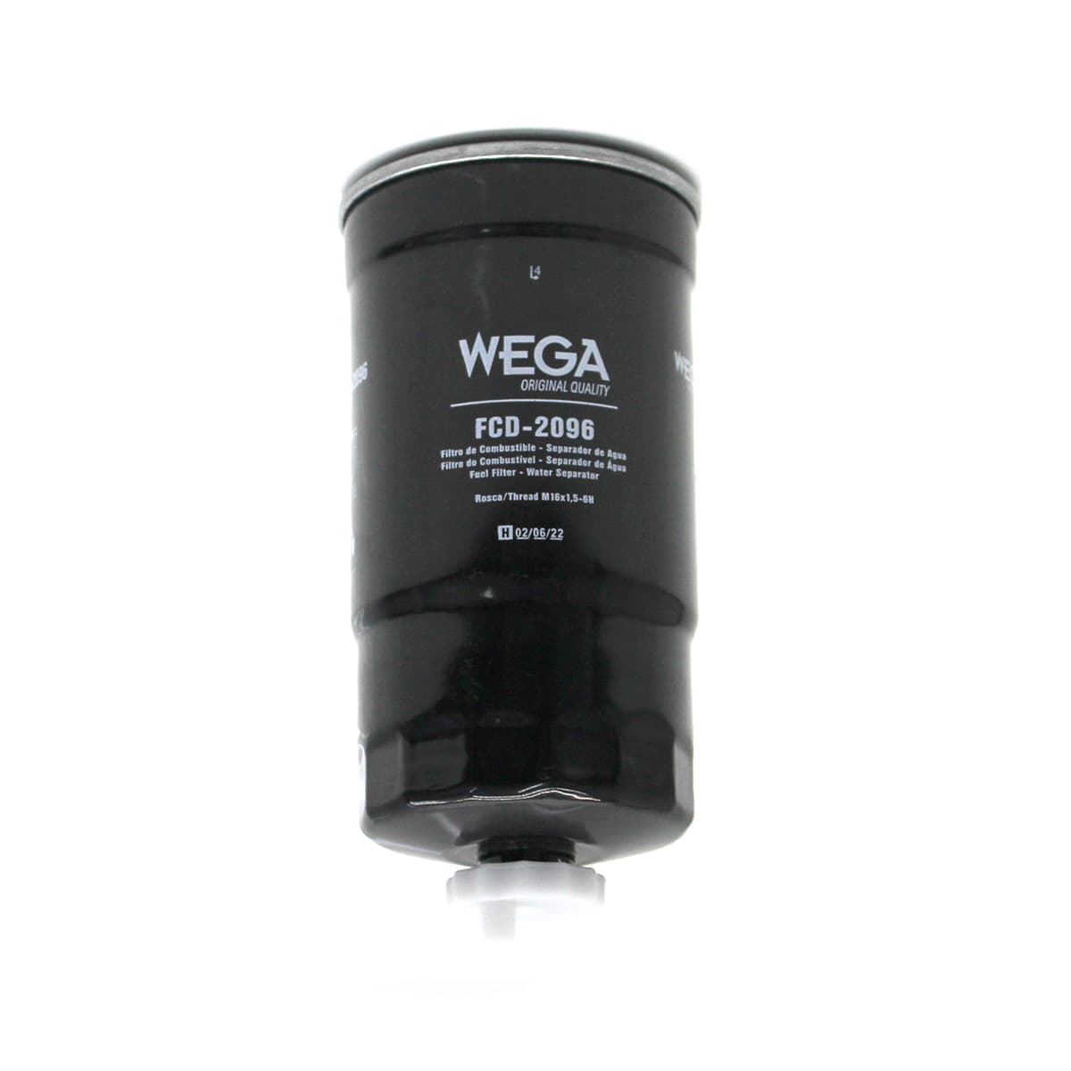 FILTRO DIESEL/RACOR SEPARADOR DAGUA (SISTEMA DRENO) IVECO (ROSCA M16X1,5) - FCD2096