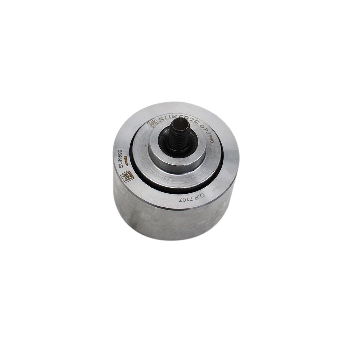 POLIA TENSORA LISA DESVIO CORREIA COM ESPACADOR/PARAFUSO/CHAPA VW MOTOR CUMMINS SERIE ISF 3.8 EURO 5 (EXTERNO 65MM X ALTURA 36MM) - SUK592