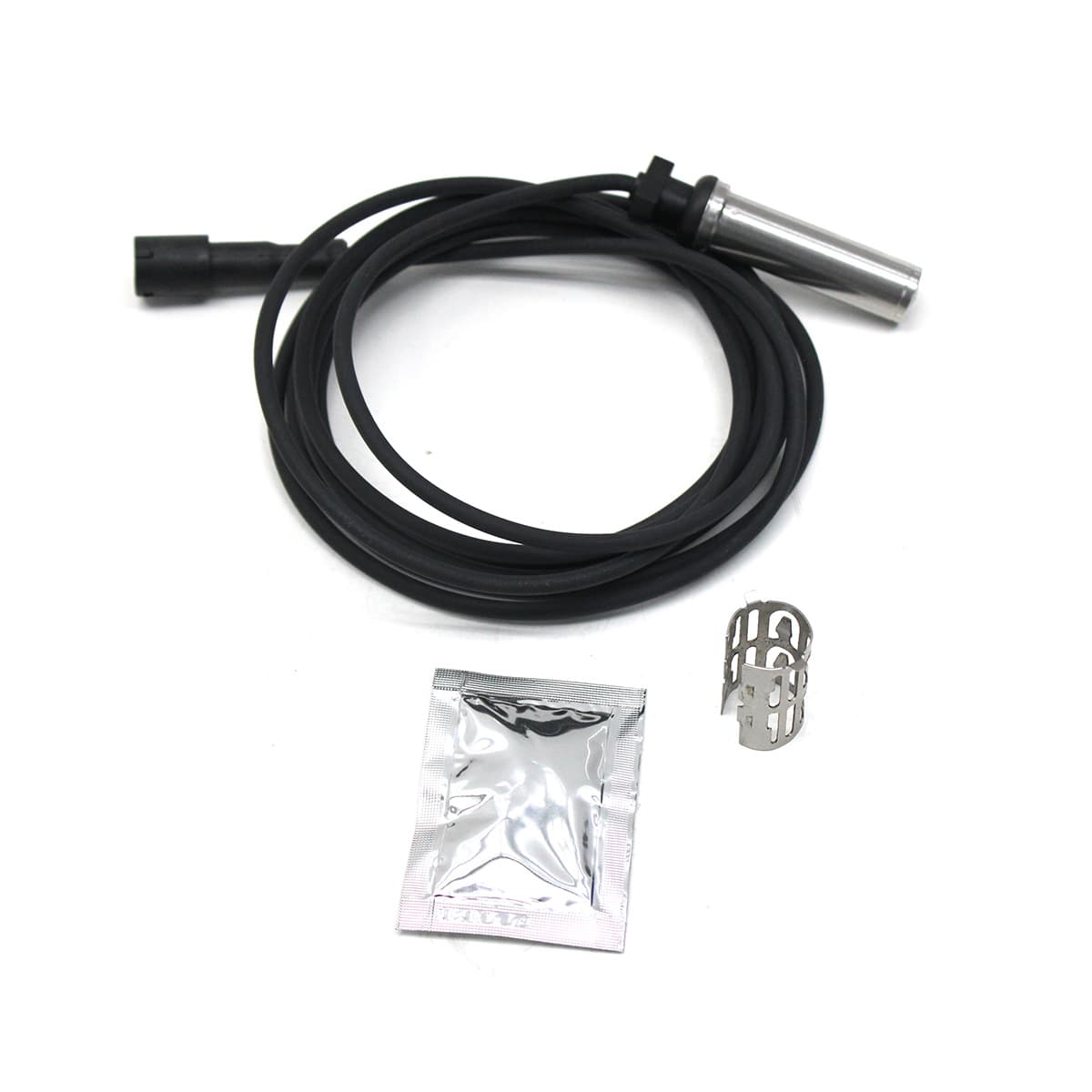 SENSOR INDUTIVO ABS 3000MM ANGULO RETO RODA TRASEIRA LE MB AXOR/ACTROS | MB MICRO ONIBUS LO916 - A0015423318.466
