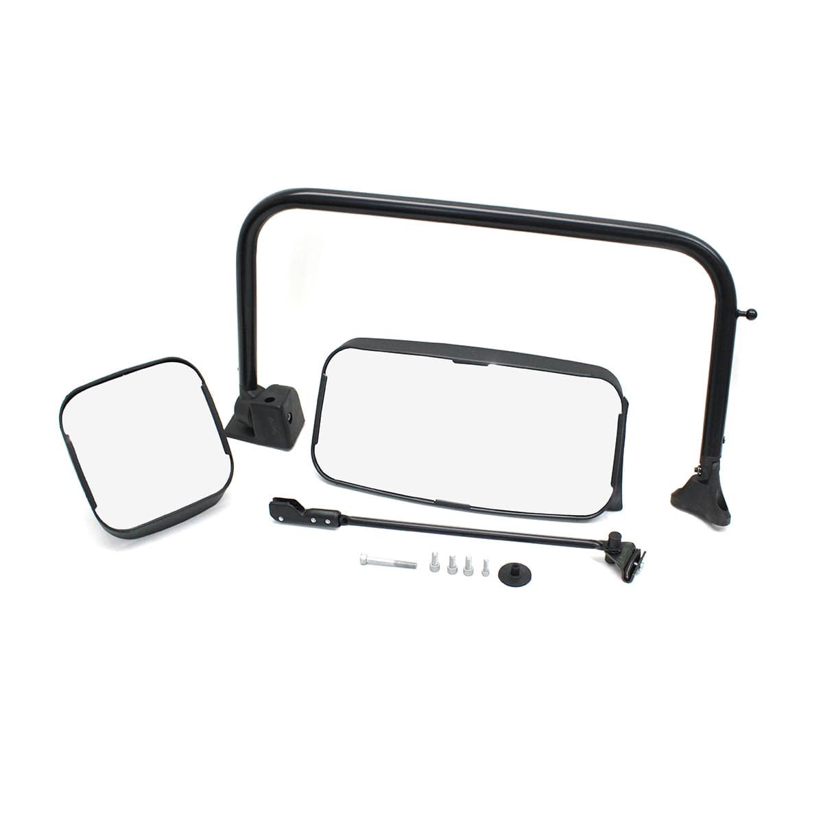 JG ESPELHO RETROVISOR COM BRACO E ESPELHO AUXILIAR LE MB AXOR/ATEGO 2014.. (MANUAL CONVEXO SEM AQUECIMENTO/DESEMBACADOR) - M038T.84