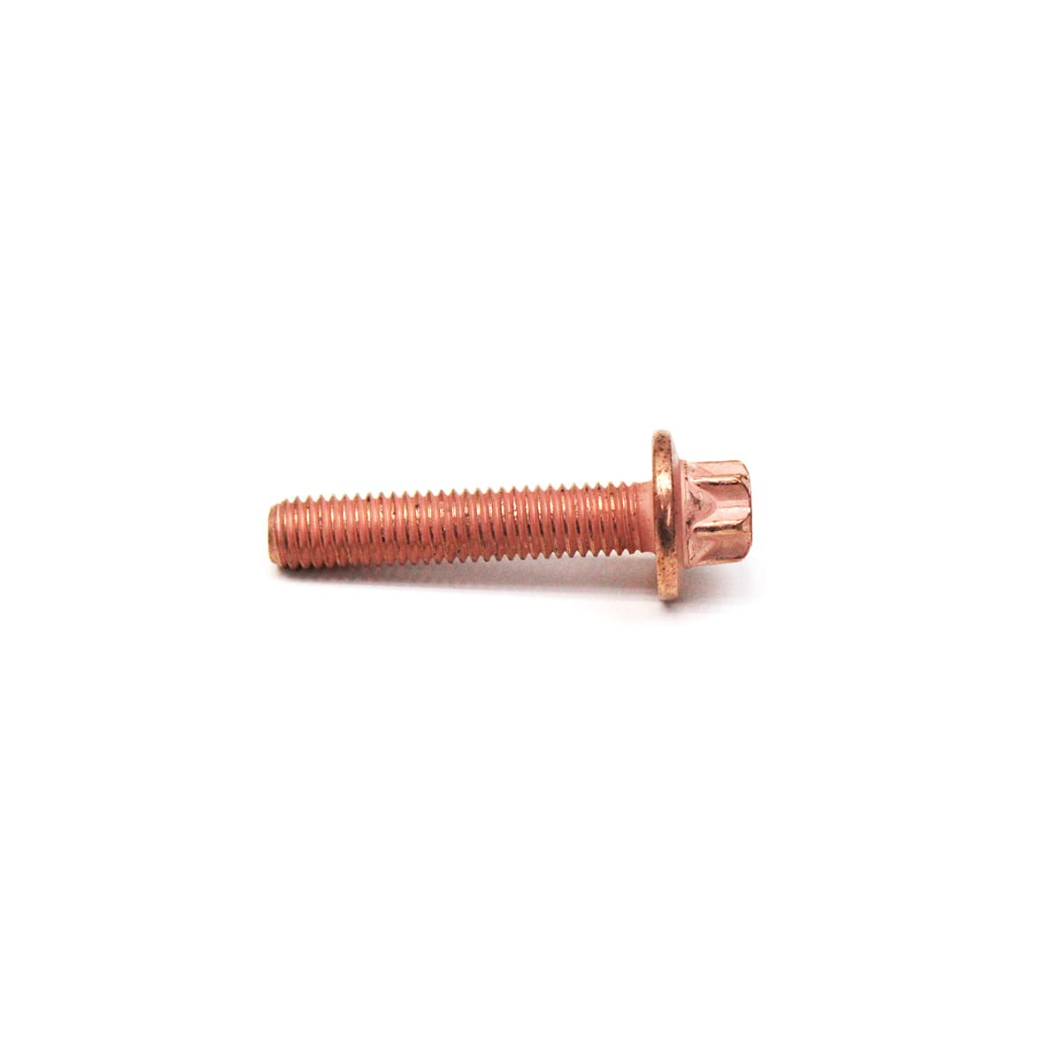 PARAFUSO (8MM) M8X40X1,25 FIXACAO COLETOR ESCAPE VW MOTOR MAN D0834/D0836 4CIL/6CIL EURO 5/6 (BRONZE) (FLANGEADO - CHAVE TORX) - 07W109177C.115