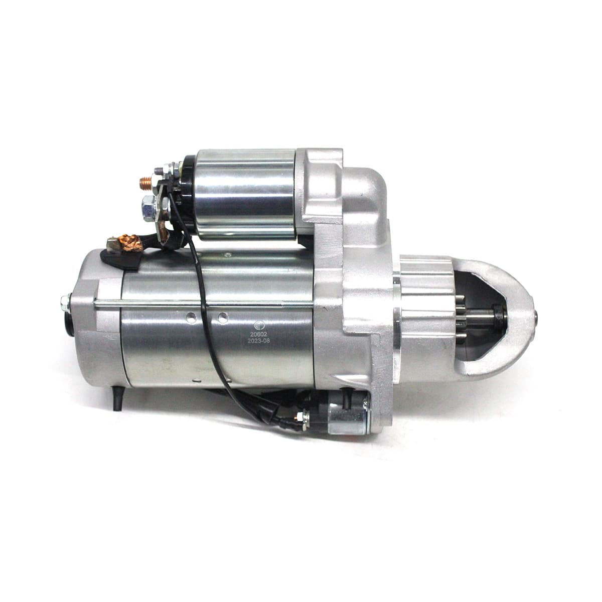 MOTOR PARTIDA 24V 4KW MB ACCELO/ATEGO/ATRON MOTOR OM904LA/OM924LA/OM906LA/OM926LA (PINHAO/BENDIX 9 DENTES) (TRABALHA COM MANCAL/FOCINHO) (3 FUROS FIXACAO 11,5MM) - A0041518401.466