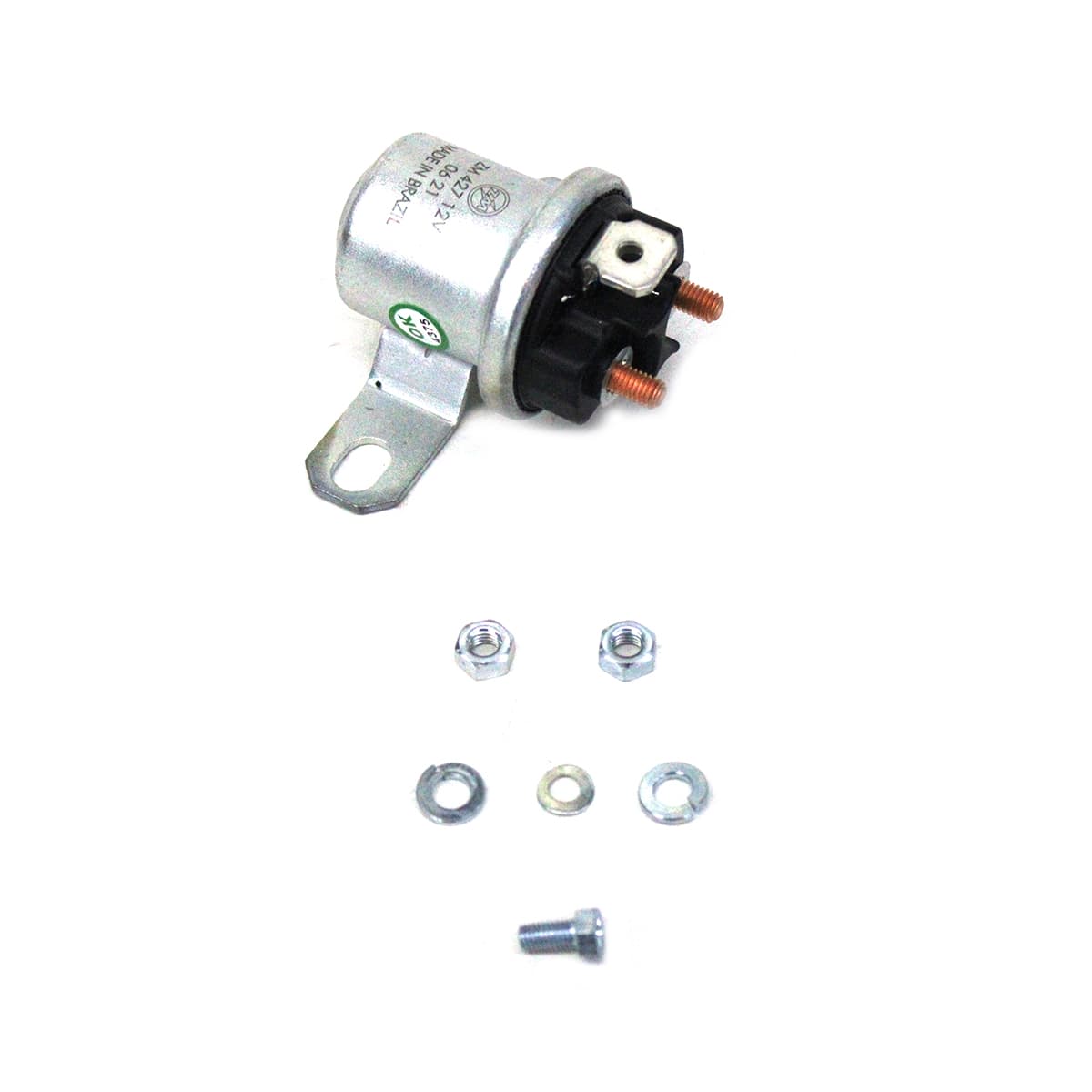 RELE AUXILIAR PARTIDA 12V SISTEMA DELCO REMY MOTOR MWM AGRICOLA/MAQUINAS/ESTACIONARIO/VEICULAR (SEM CHICOTE) - 907424061010E