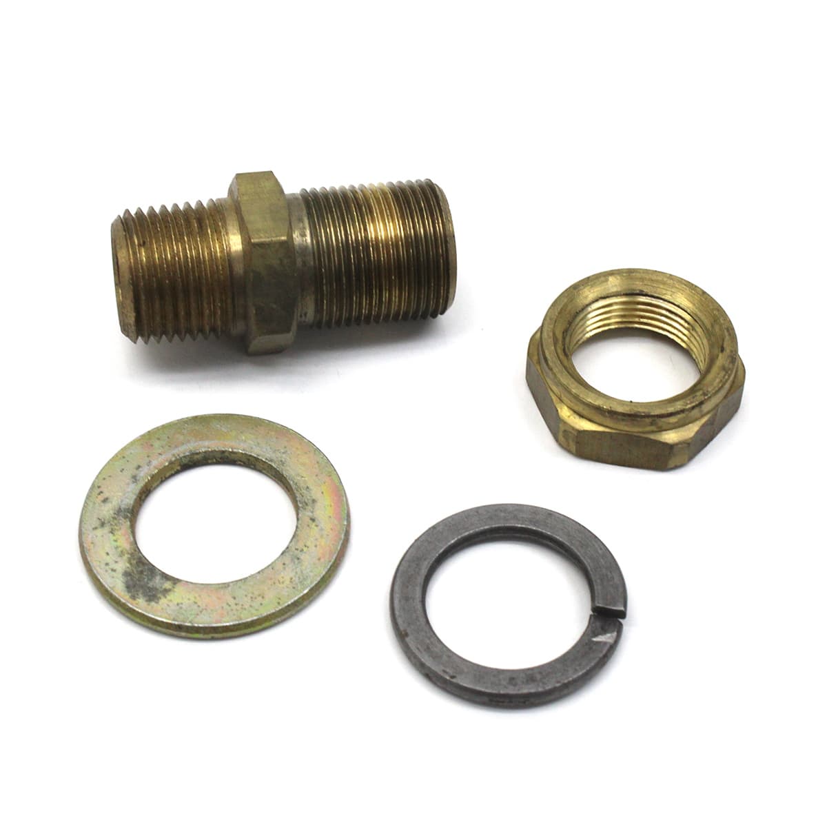 CONEXAO/ADAPTADOR MACHO/MACHO/FEMEA REDUTORA M22XM1/2 18F X 1/2 NPT 14F (EXTERNO M22X1,5 PARA INTERNO 1/2 18F - EXTERNO 2 1/2 NPT 14F) (COMPRIMENTO TOTAL 50MM) - 2RG607515.425
