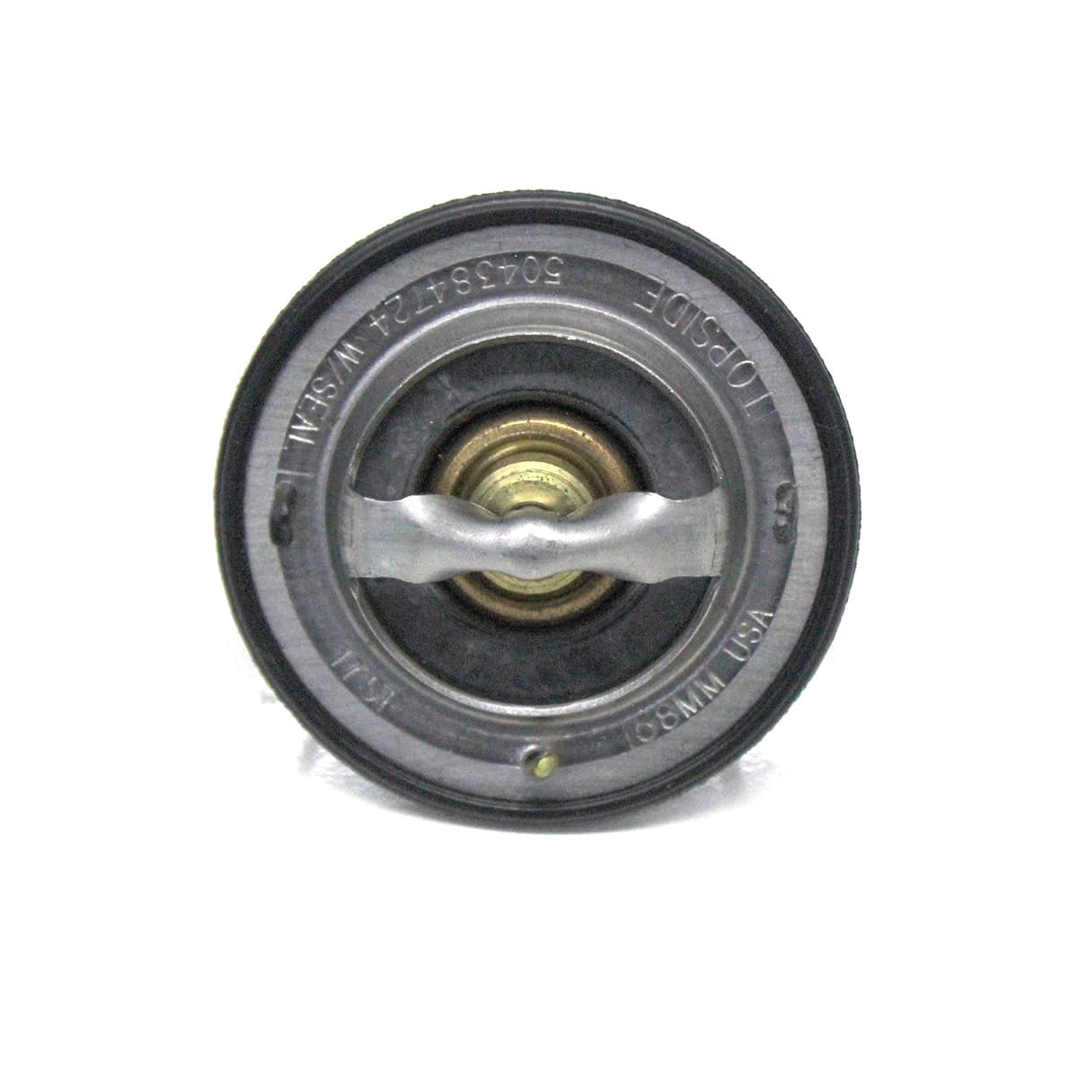 VALVULA TERMOSTATICA IVECO TECTOR | VERTIS 130V19 | CHASSI 150S21/170S28 | MOTOR FPT MODELO NEF 4.5L 4CIL E 5.9L 6CIL (SEM ANEL) - 504384724