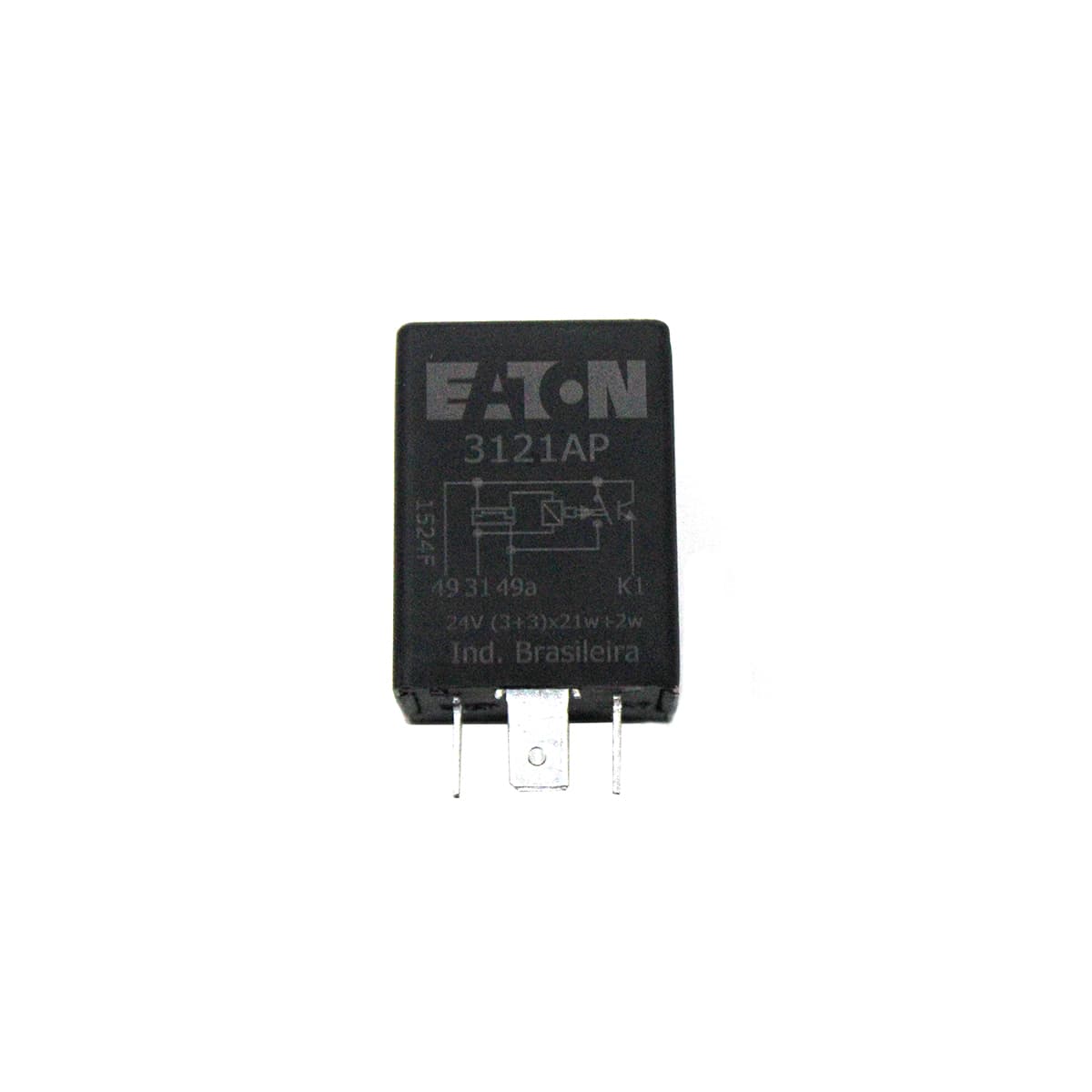 RELE PISCA ALERTA 24V (4 TERMINAIS) (SEM SUPORTE) MB - 3121AP