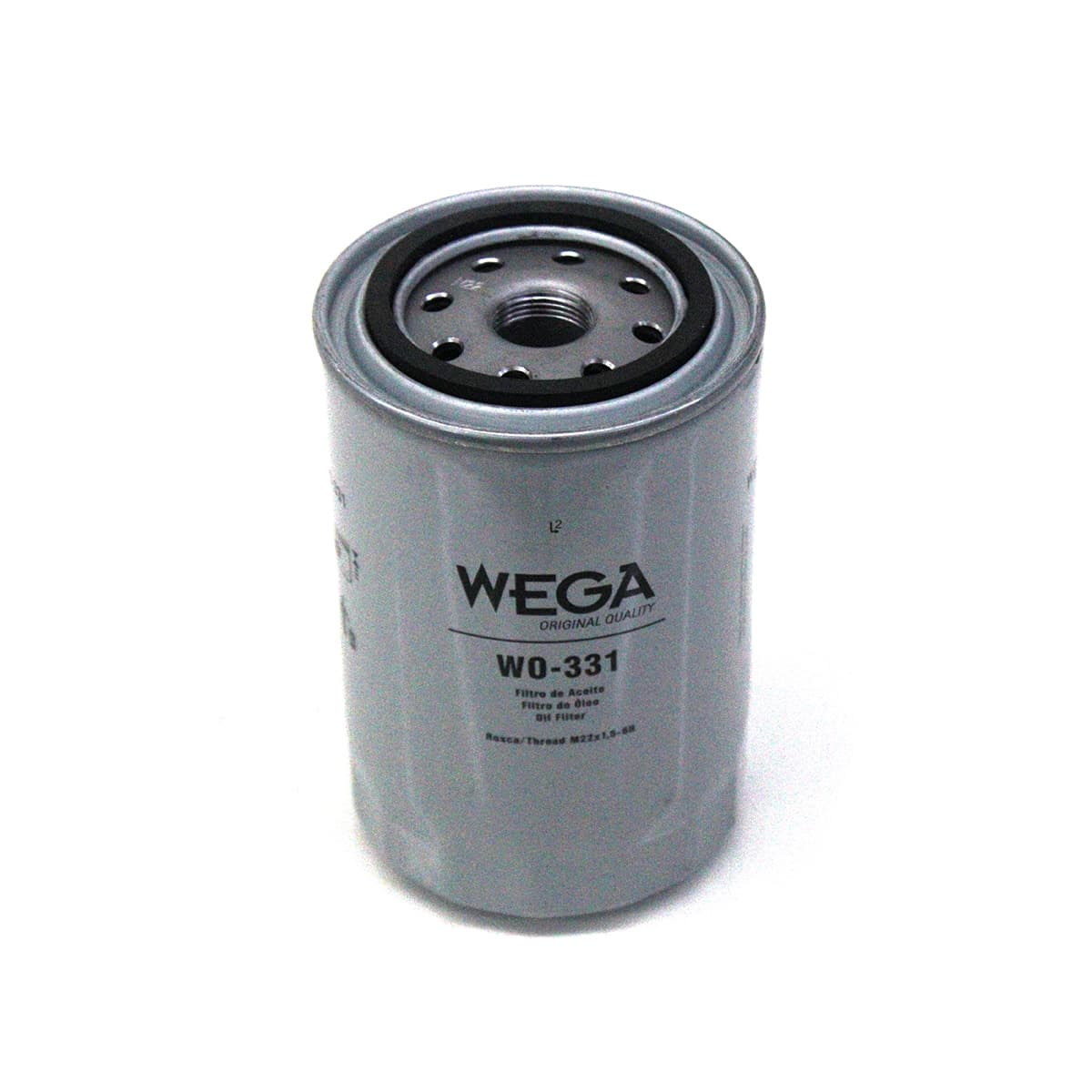 FILTRO OLEO LUBRIFICANTE IVECO NOVA DAILY 35S14/45S14/55C17/70C17 | MINI ONIBUS CITY CLASS | VETRATO | HYUNDAI HD78/HD80 | MOTOR FPT MODELO F1C 3.0 16V EURO 5/6 (ROSCA M22X1,5) - WO331