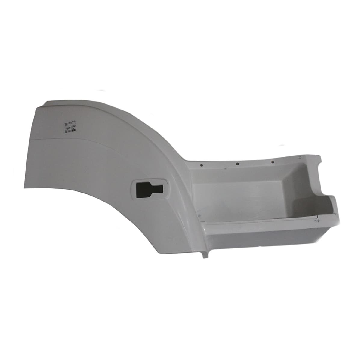 ESTRIBO/PARALAMA SIMPLES 1 DEGRAU LD MB AXOR 2544 (COM FURO PARA LANTERNA RETANGULAR) (SEM FURO SUPERIOR PARA BOTAO ABERTURA) (PARA USO TAPETE/PISANTE DE CHAPA) (FIBRA) - A9586601001.182