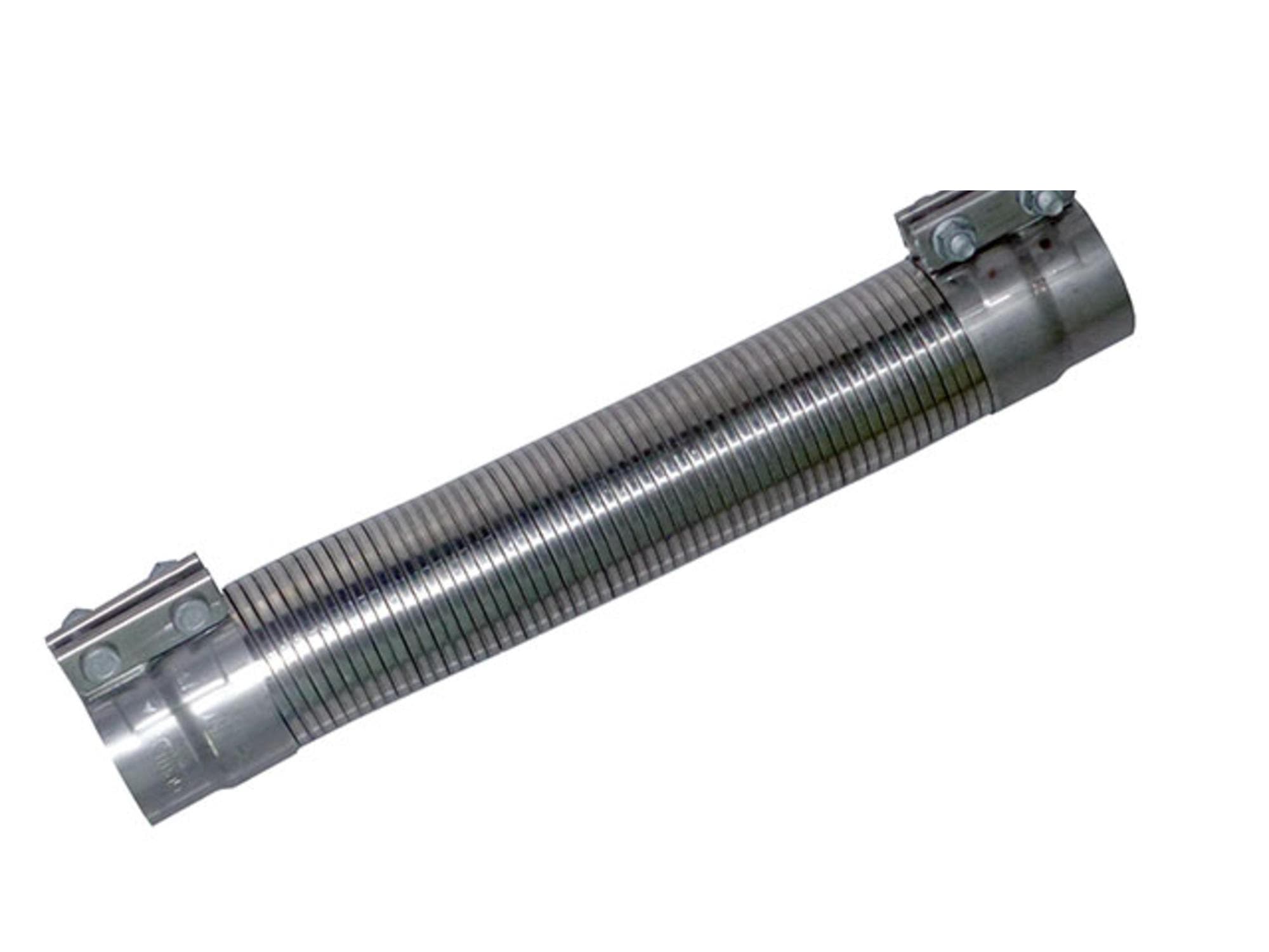 TUBO FLEXIVEL ESCAPE INOX COMPLETO COM ABRACADEIRA 385M MB MERCEDES BENZ 1622 ACCELO 715 915 - 9794900065