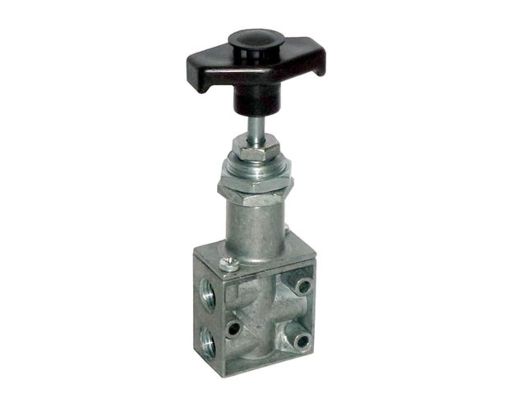 VALVULA ACIONAMENTO SUSPENSOR PNEUMATICO 1/4NPT 3 ESTAGIOS MB TRUCKS CARRETAS 3 ESTAGIOS SEM MANOMETRO - 6934301481