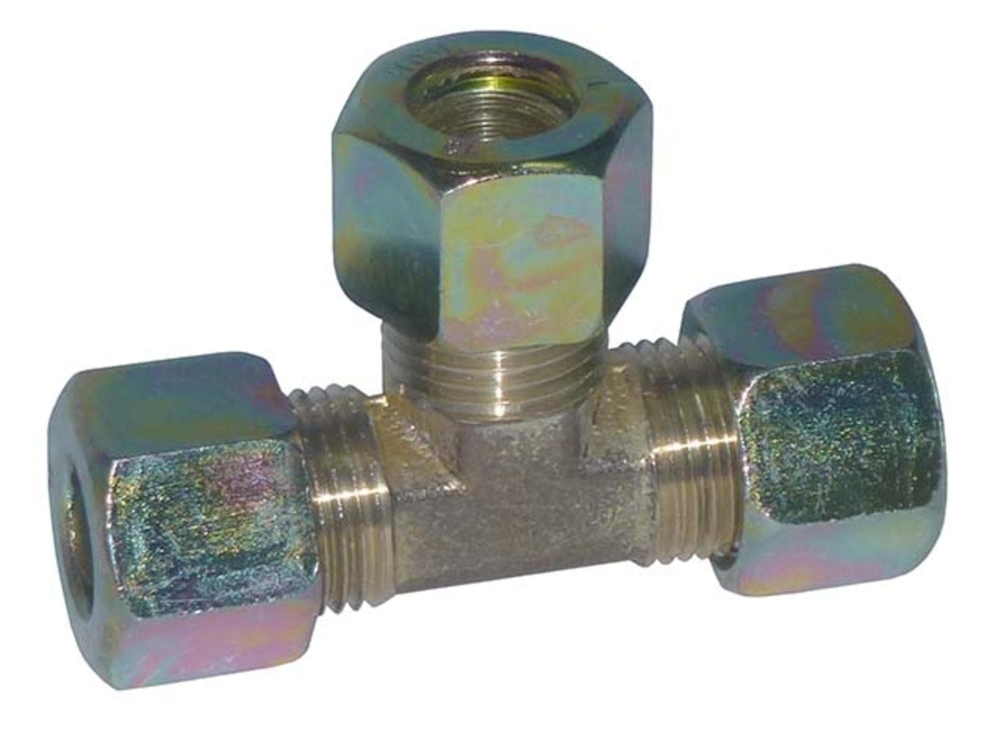 CONEXAO TEE UNIAO ACO P/TUBO 12MM - 74302012002