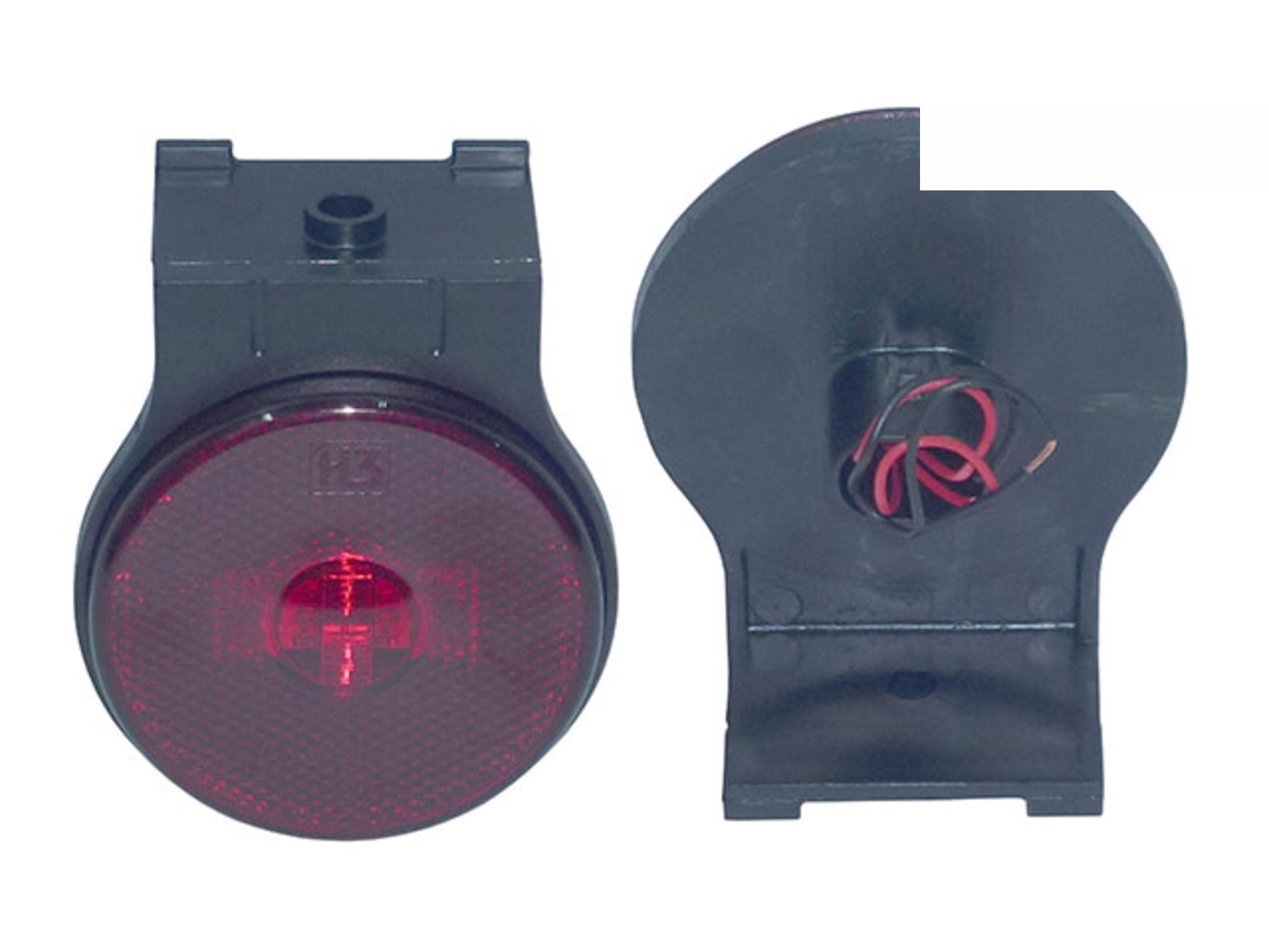 LANTERNA LAT.LED BIVOLT C/SUP.FICO VERM - 210103160