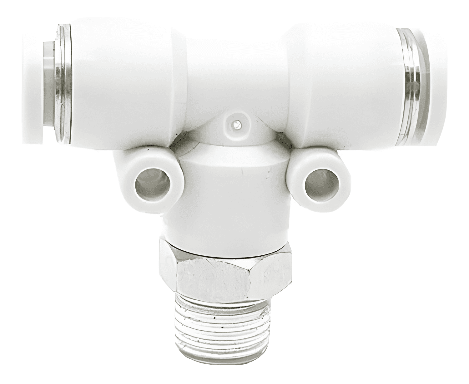 CONEXAO T TUBO DIA 1/2 ROSCA EXTERNA/INTERNA 3/8 NPT - 1C452535AUA