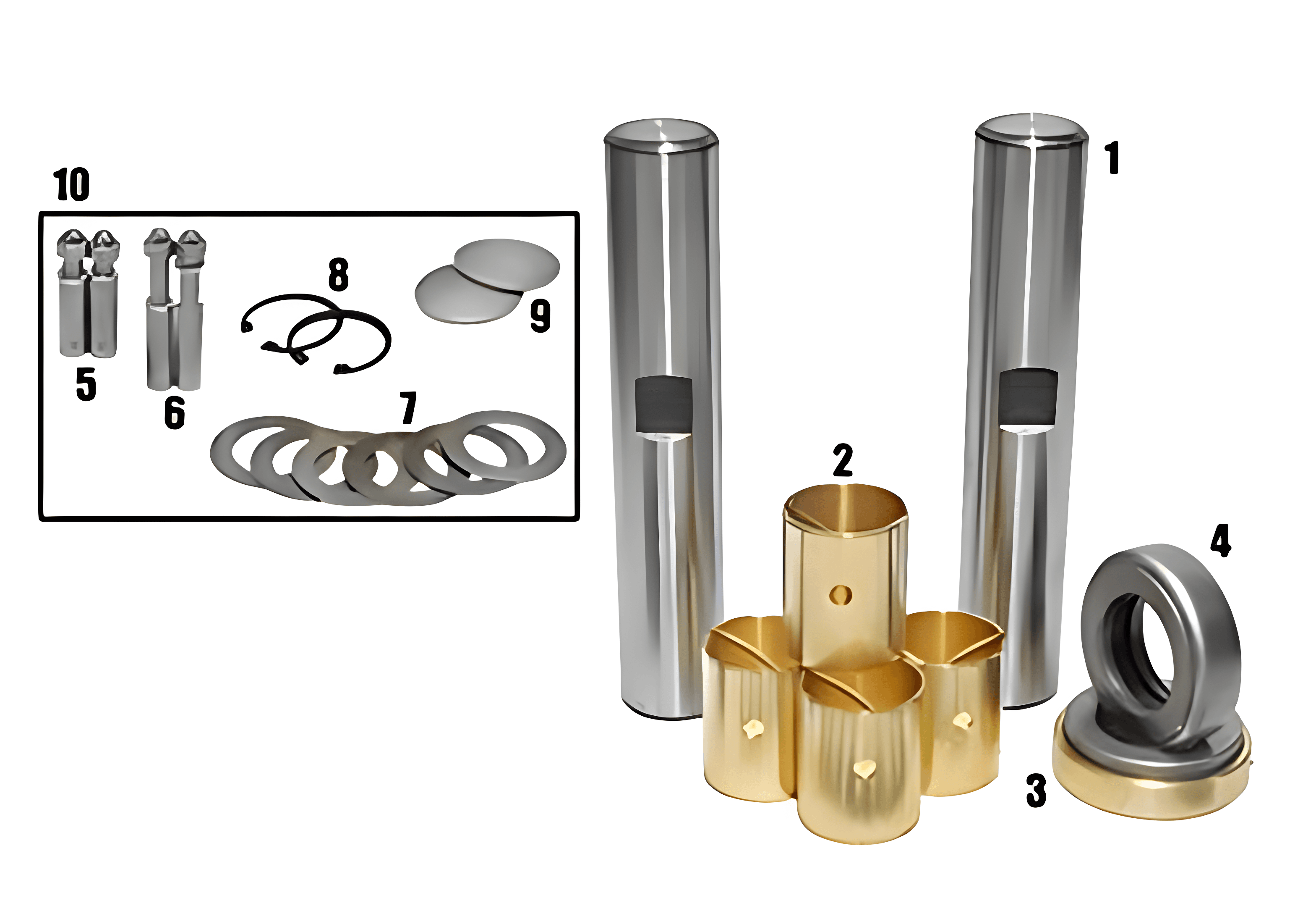 EMBUCHAMENTO VOLKS 13180 - MED. 40,80 C/ CHIMIE E ROL. - VA015AR/STD