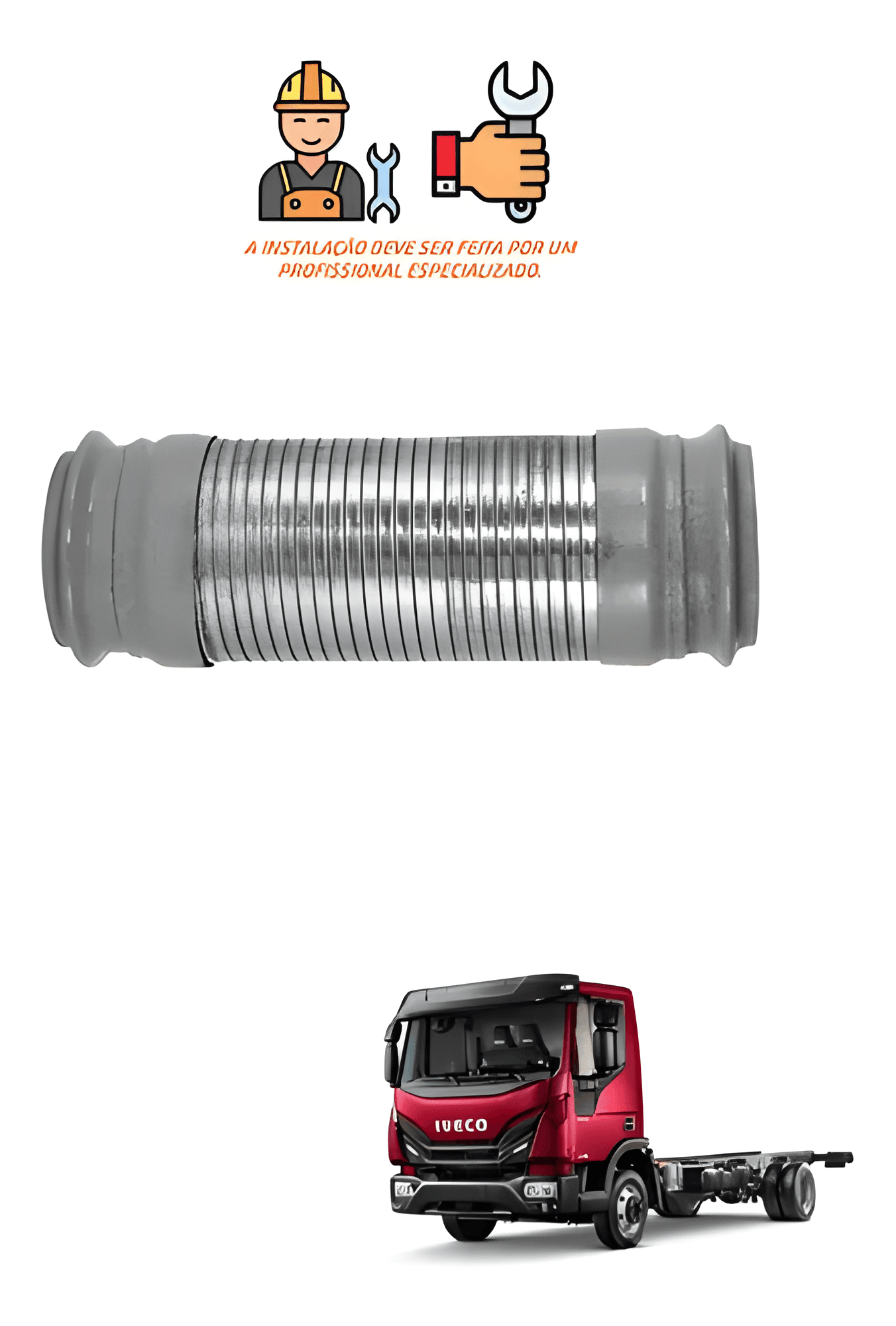 FLEXIVEL INOX SAIDA MOTOR IVECO - TM1253