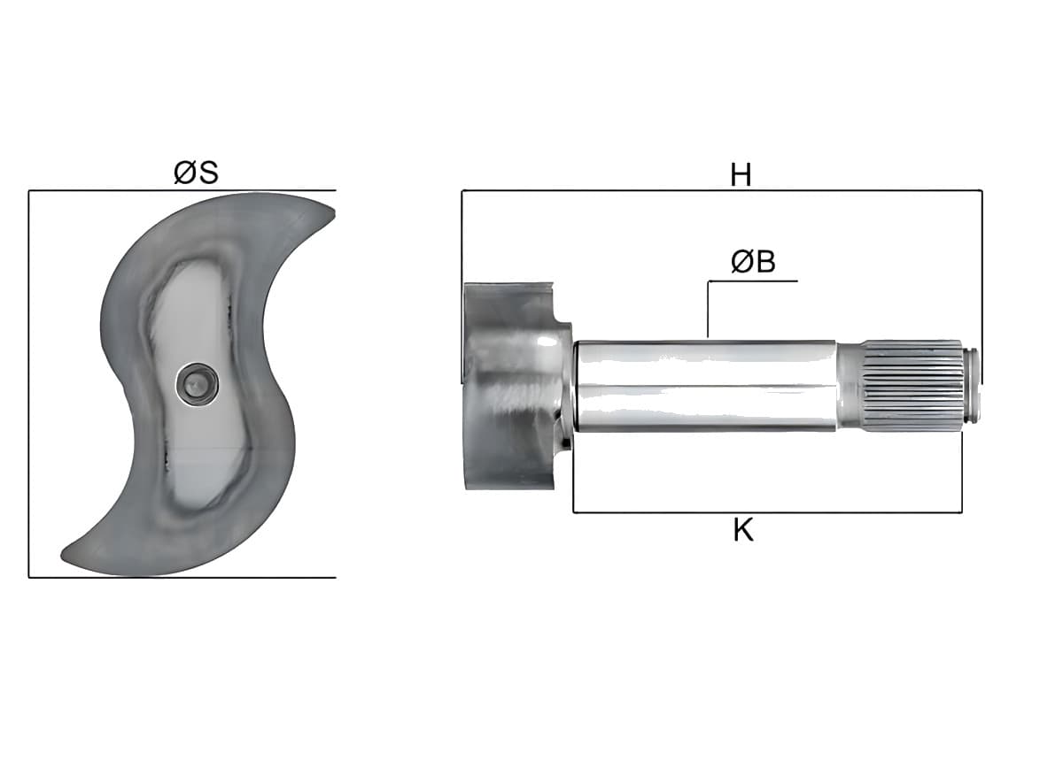 EIXO EXPANSORES 'S' FREIO AR - 307.421.0036