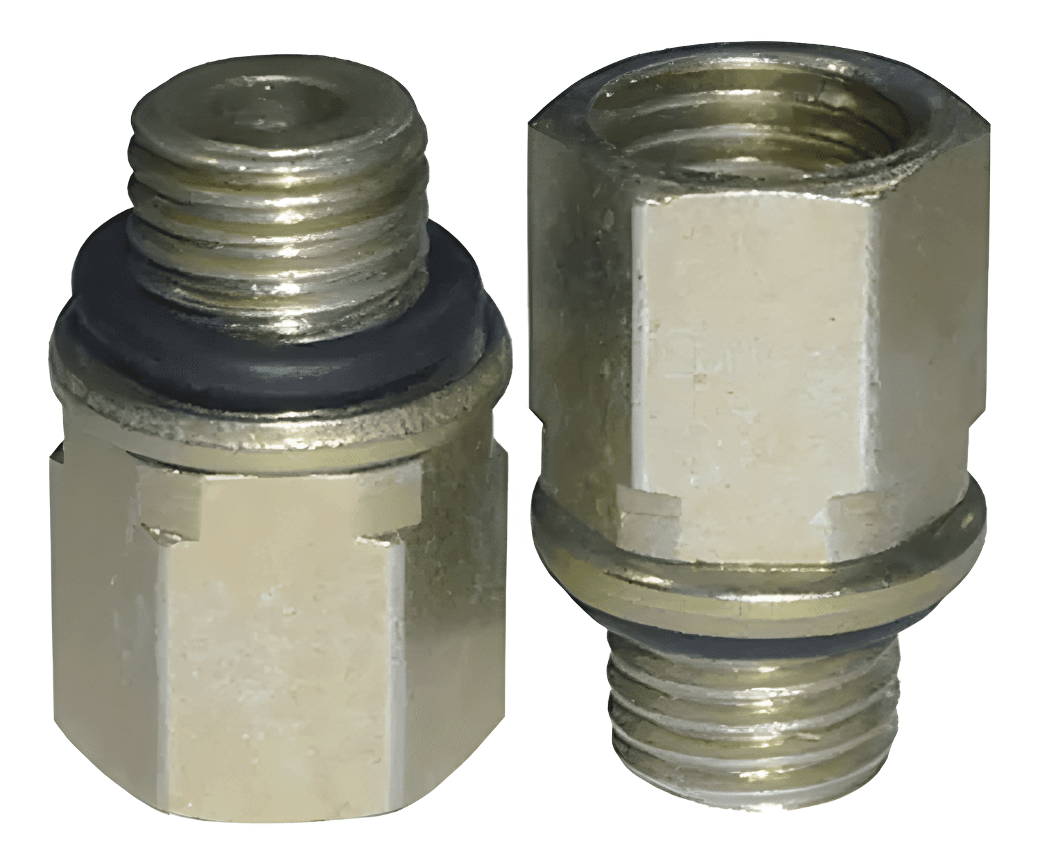 CONEXAO NIPLE MACHO/FEMEA 1/4 NPT X M12X - 521734