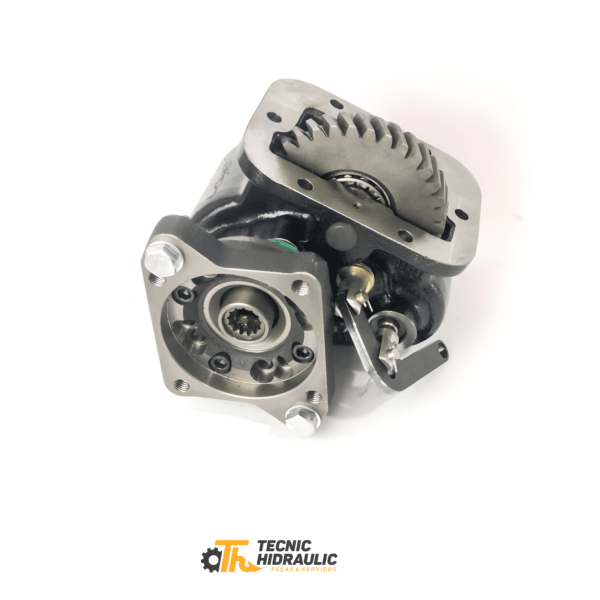 TOMADA FORCA FS4005 FS4205 ENGRENAGEM DUPLA SAIDA BOMBA ACI. PNEUMATICO - 3001296
