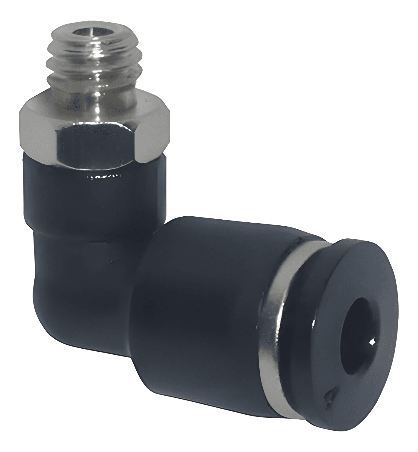 COTOVELO MACHO GIRATORIO P/TUBO 4MM ROSC - PL04M6