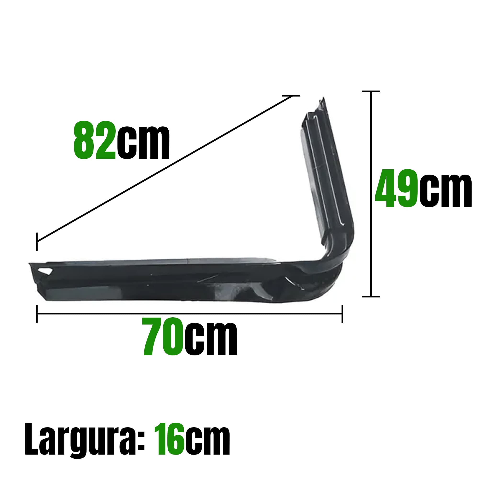 SUPORTE INFERIOR REFORCO CONSTELLATION 24-250 LADO ESQUERDO MET - AD6101