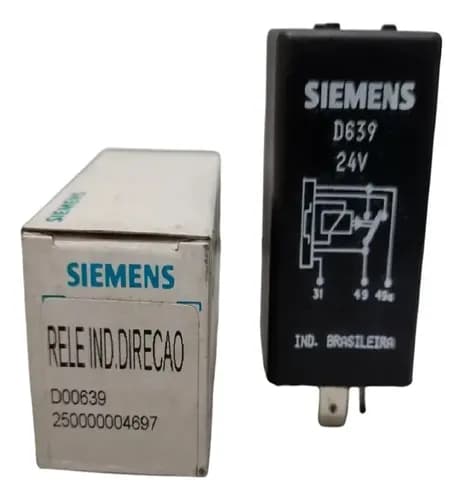 RELE PISCA 24V 3 TERMINAIS 500W PARA SCANIA - 233200