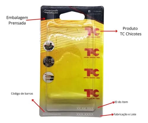 CHICOTE 02 VIAS INTERRUPTOR BLOQUEIO - TC1023226