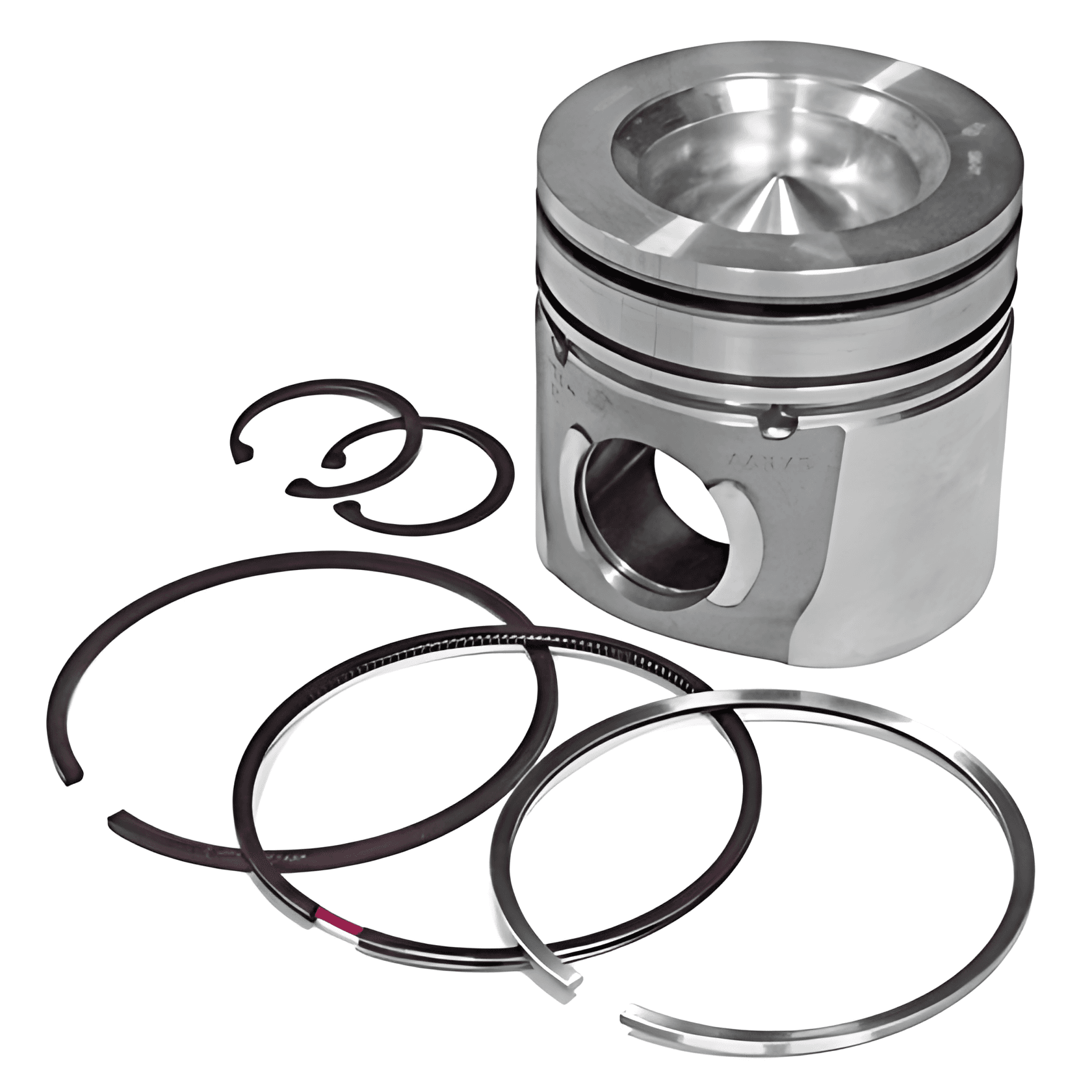 KIT PISTAO COM ANEIS E TRAVAS STD SEM PINO MOTOR CUMMINS ISB 8619 - BH1X6108DA