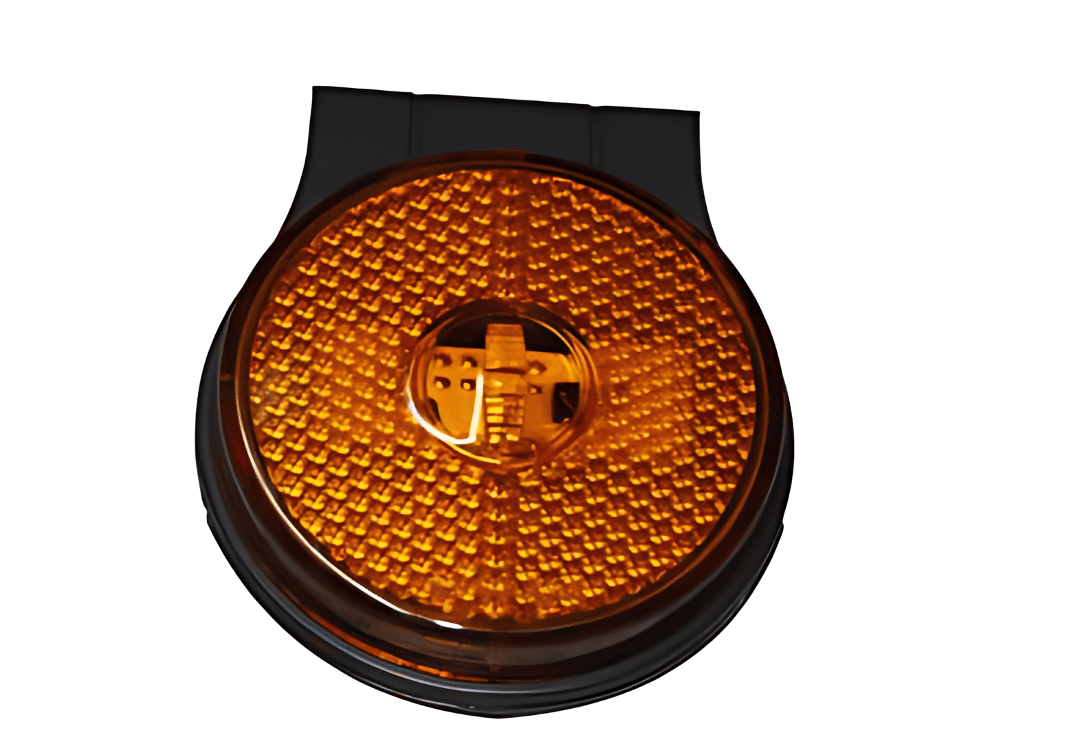 LANTERNA LATERAL LED BIVOLT AMBAR E SUPORTE 65MM RANDON - 040540