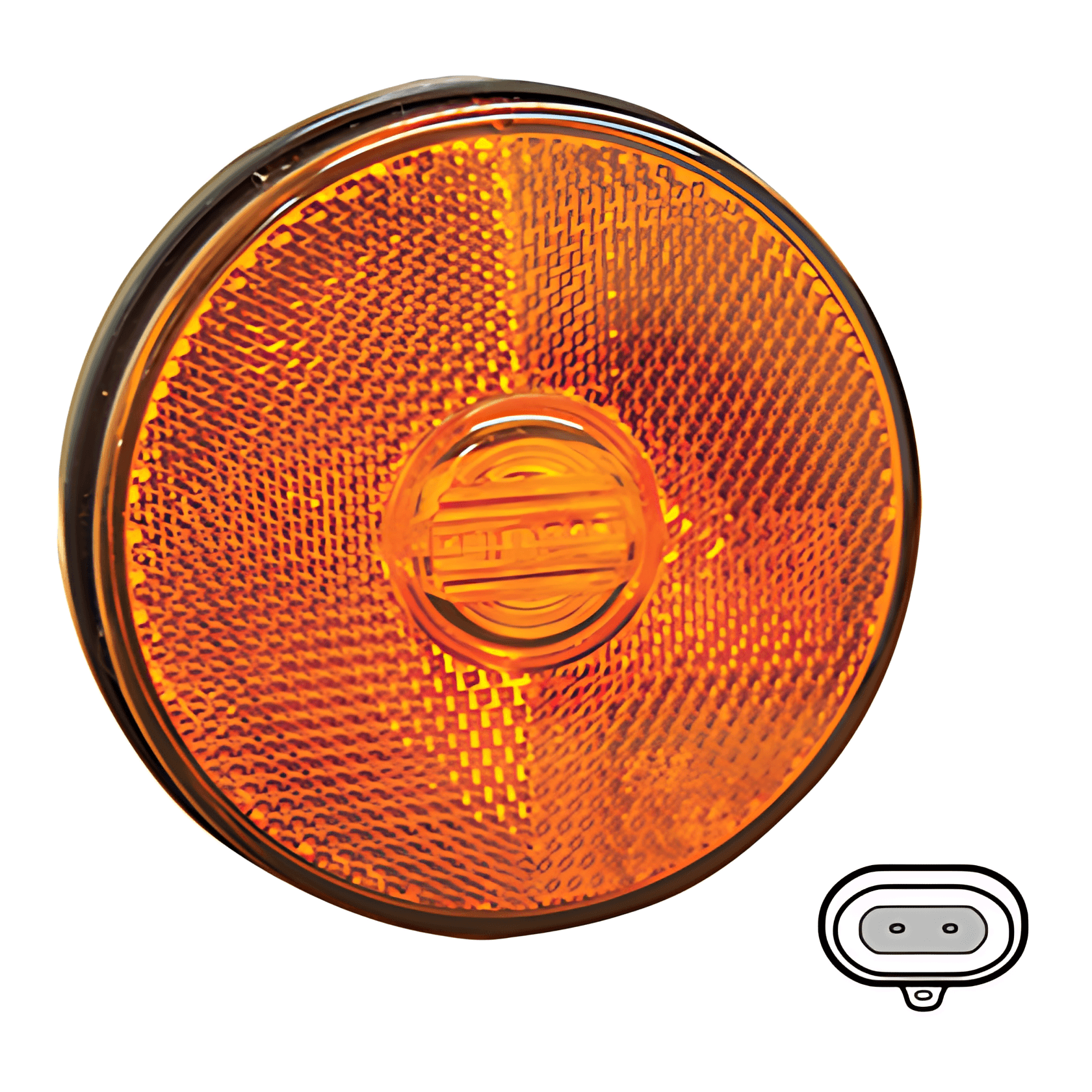 LANTERNA LATERAL LED AMBAR BIVOLT RANDON AM 2000 ( E CONECTOR SEM SUPORTE ) - 210102738