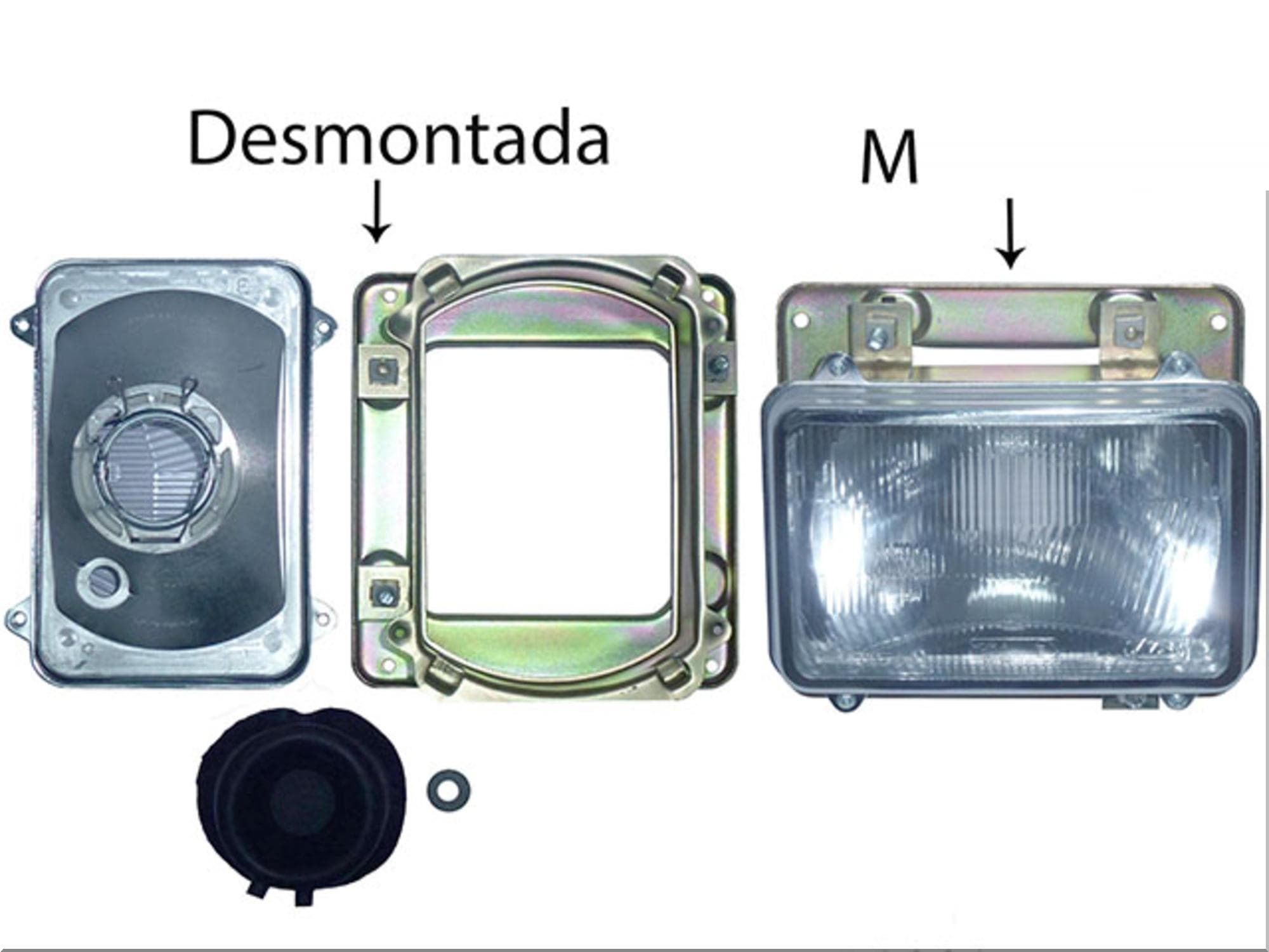 FAROL BAIXO LE CARA PRETA L1113/1418 - 3318208761
