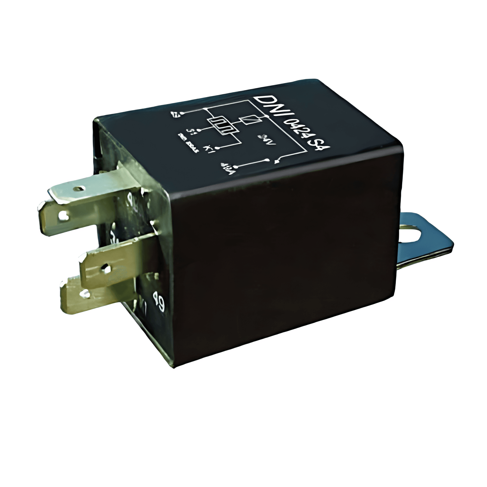 RELE PISCA 24V 500W 4 TERMINAIS C/ SUPORTE - 3505442432