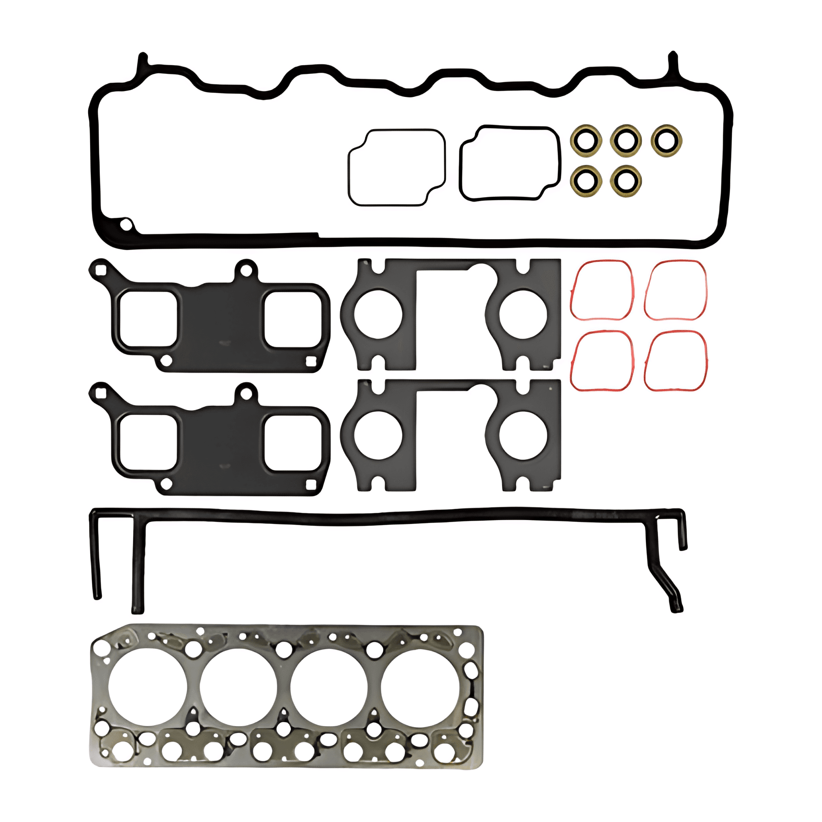 JOGO JUNTAS MOTOR MBB OM 904 C/RET TP VALVULA PLASTICA - 9040108020