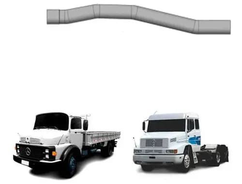 TUBO SAIDA MOTOR INTERMEDIARIO 4 POLEGADAS - TM1010A