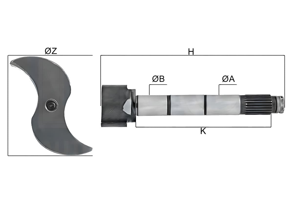 EIXO EXPANSORES 'Z' FREIO AR - 2TA 607 048 A