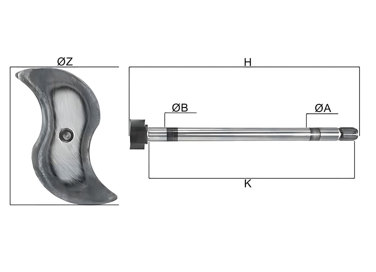 EIXO EXPANSORES 'Z' FREIO AR - 624.423.0336