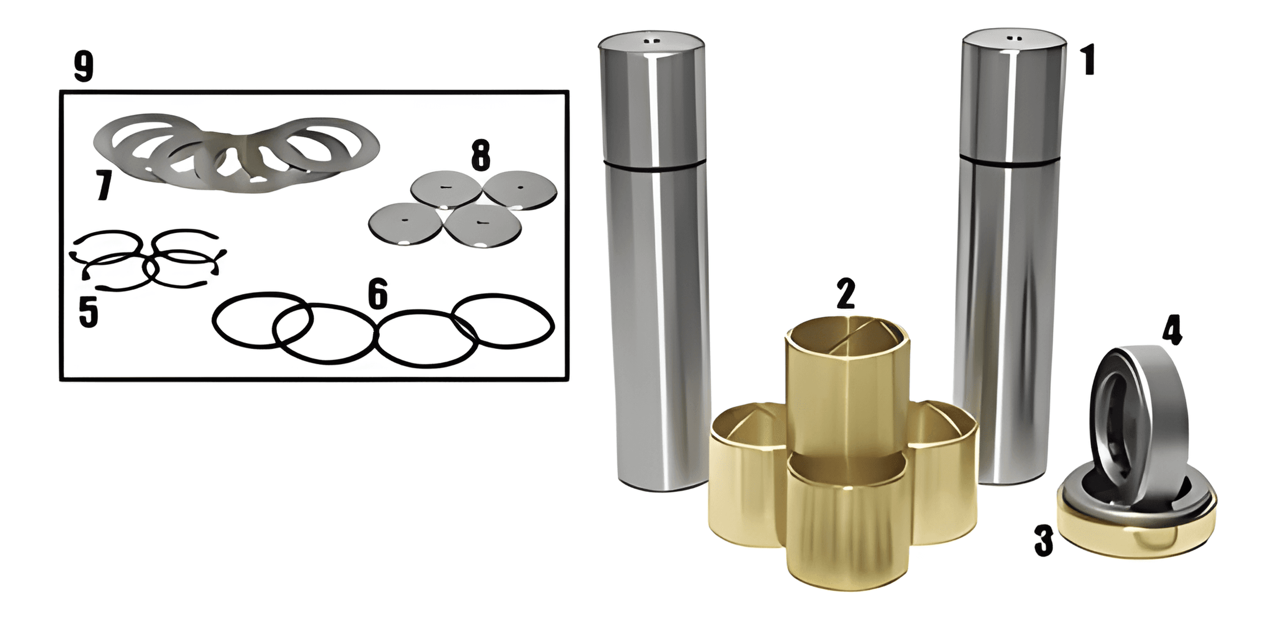KIT REPARO SEM PINO C/ ROLAMENTO - VA102S