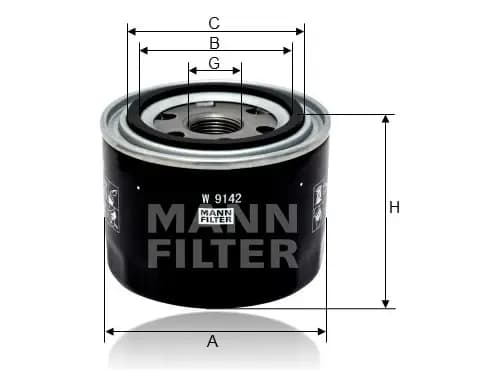 FILTRO LUBRIFICANTE OLEO MOTOR - 1109CF